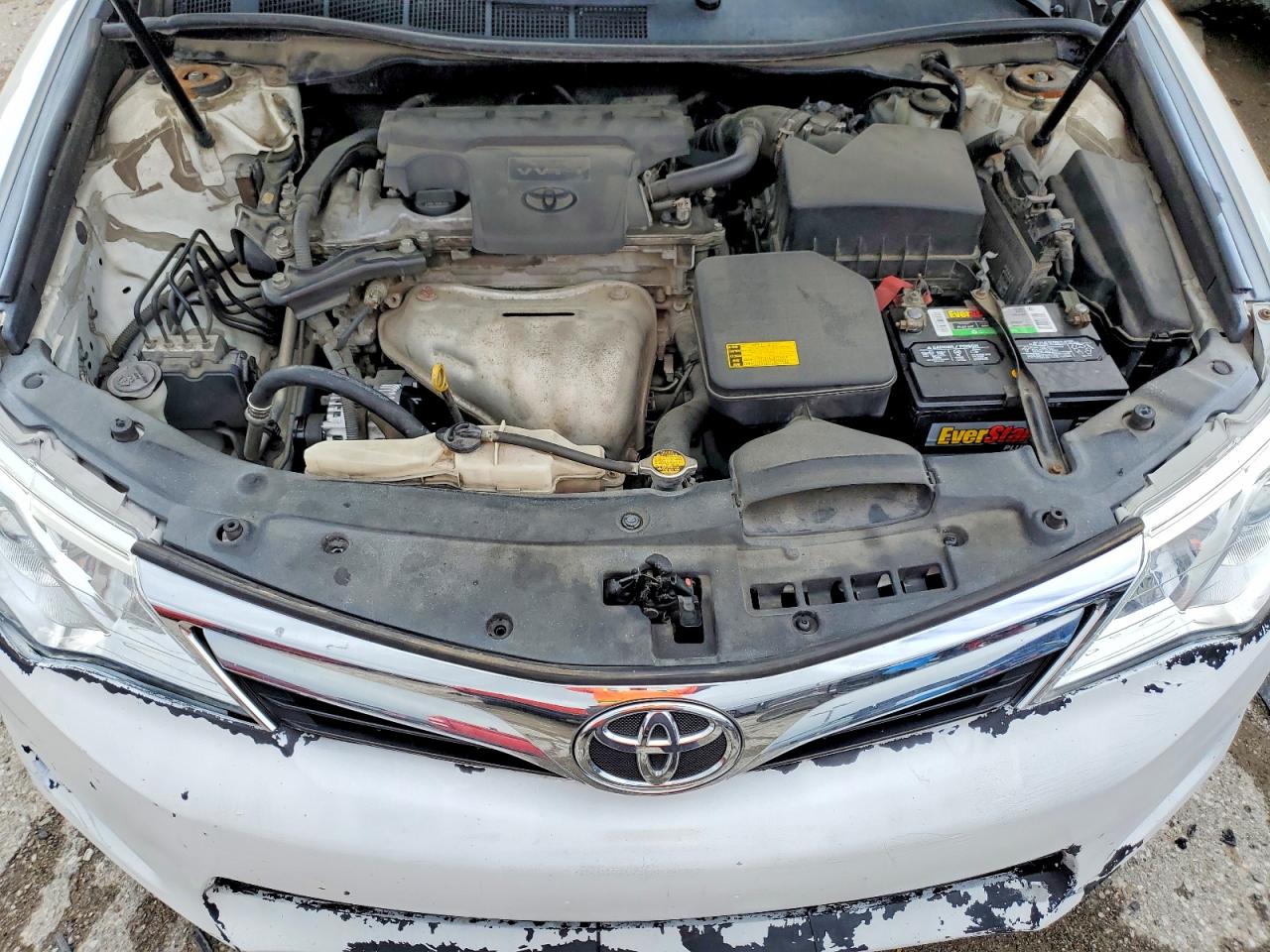 2013 Toyota Camry Le White vin: 4T1BF1FK4DU664804
