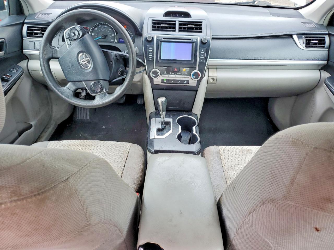 2013 Toyota Camry Le White vin: 4T1BF1FK4DU664804