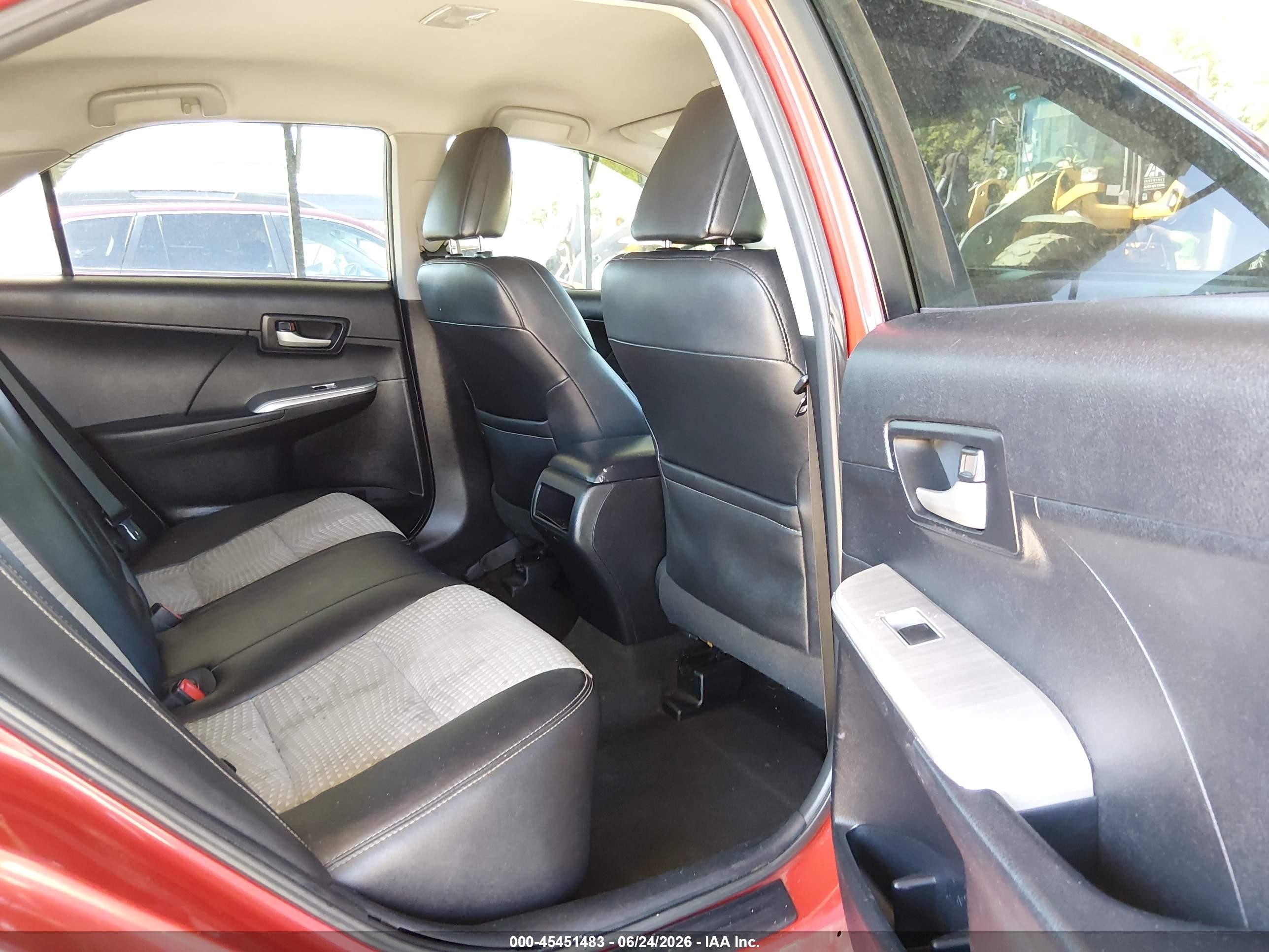 2013 Toyota Camry Se Red vin: 4T1BF1FK4DU665113