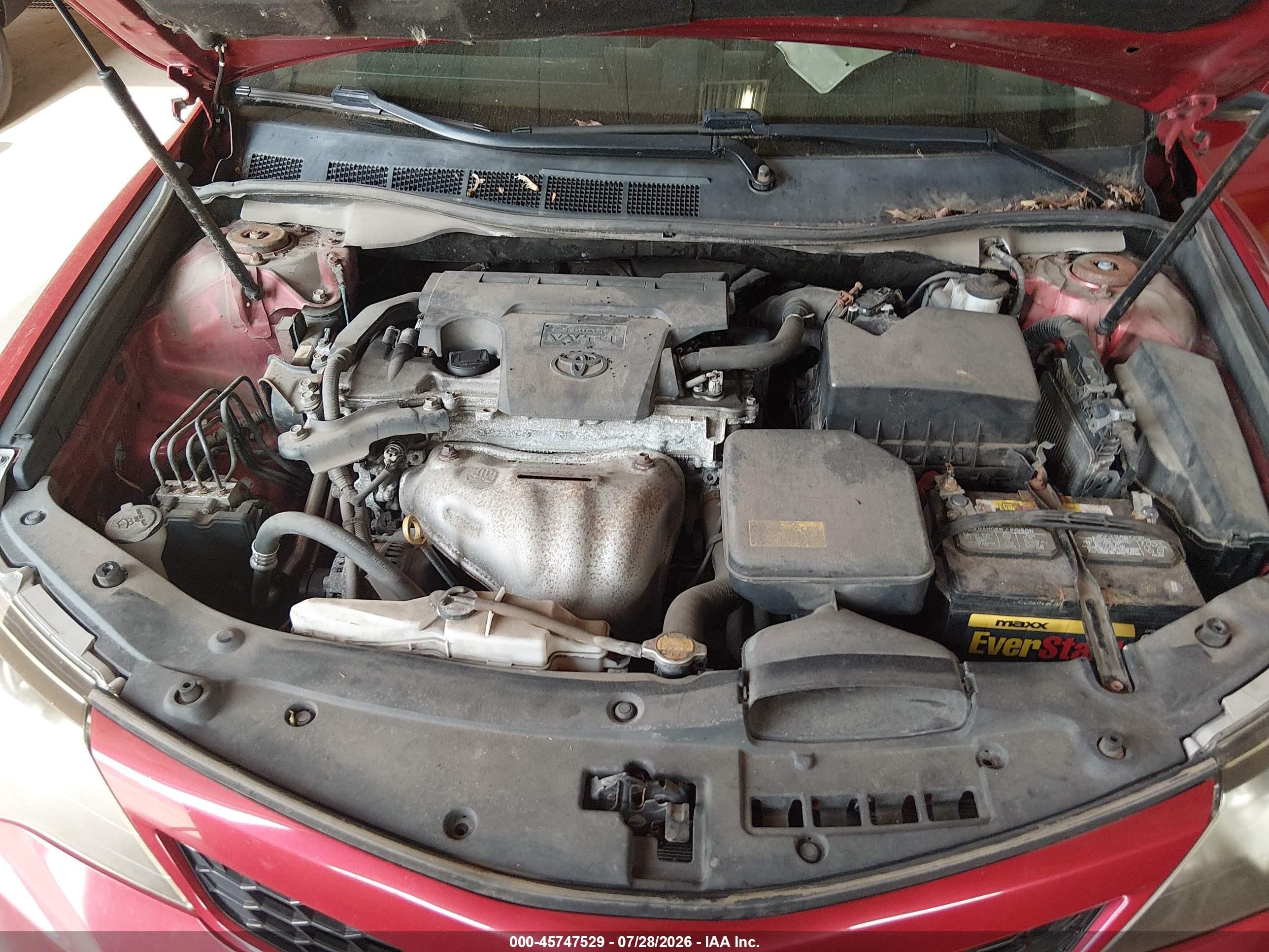 2013 Toyota Camry Se Red vin: 4T1BF1FK4DU668027