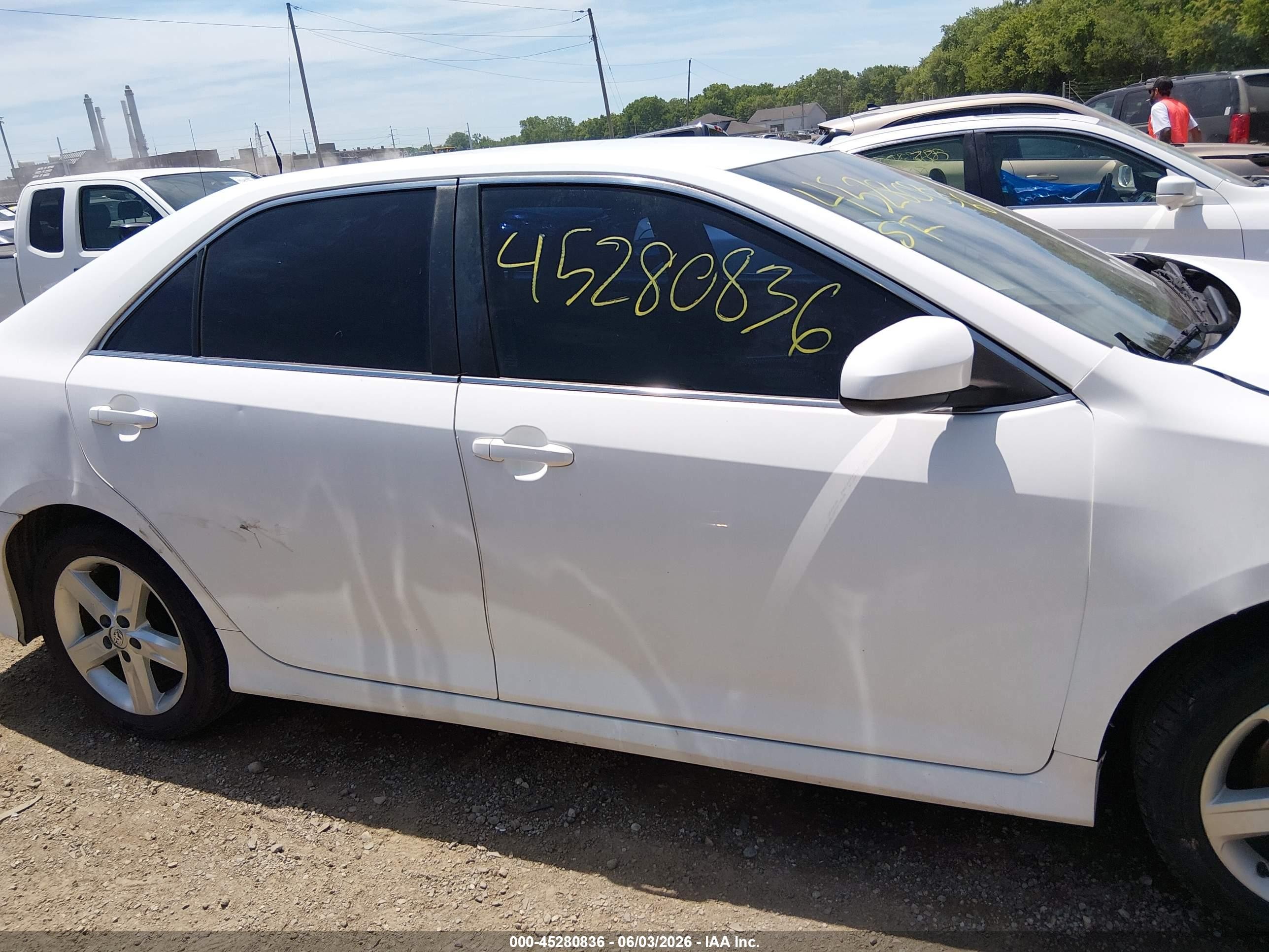 2013 Toyota Camry Se White vin: 4T1BF1FK4DU668917