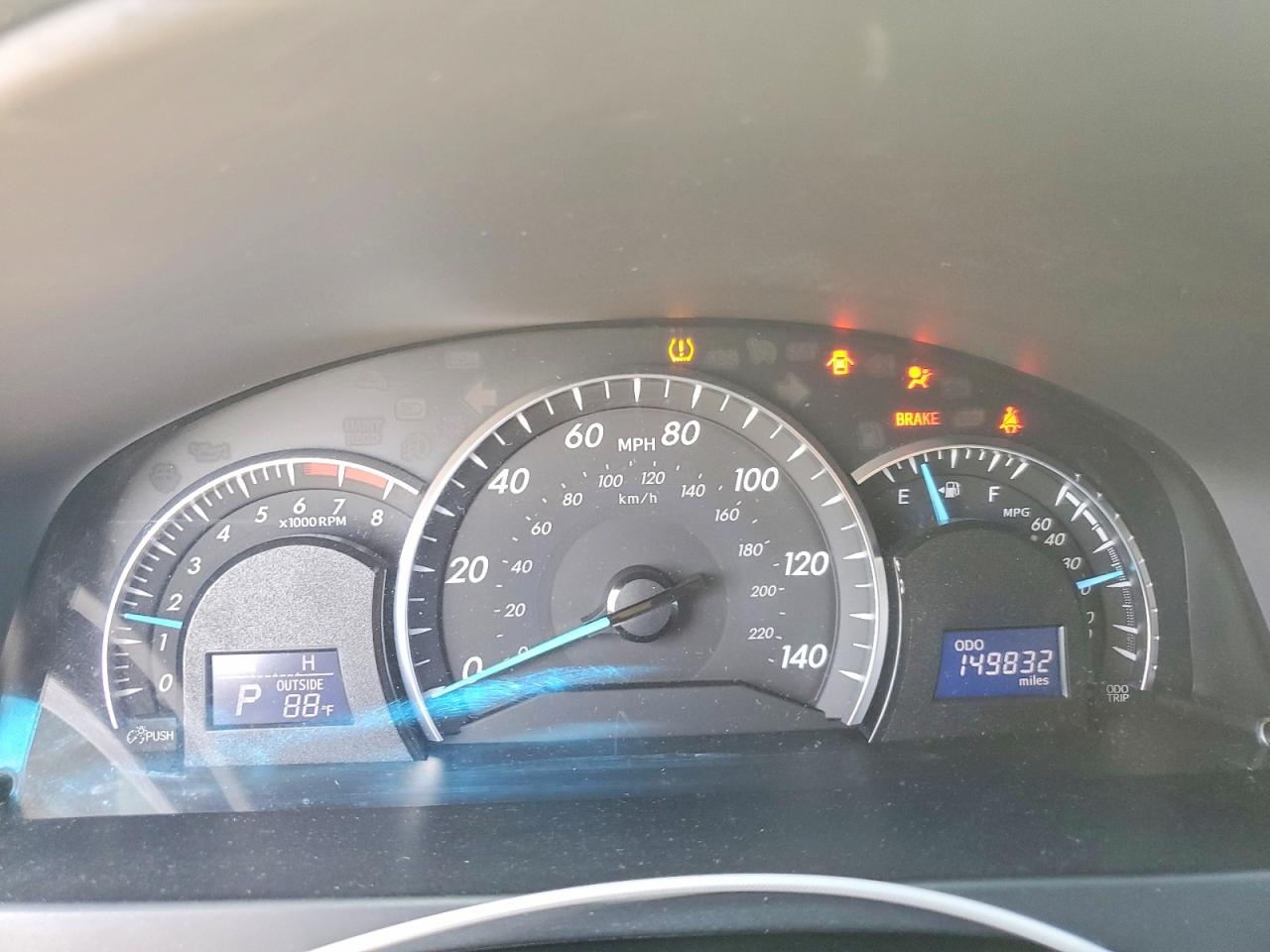 2013 Toyota Camry Xle Желто-коричневый vin: 4T1BF1FK4DU669761