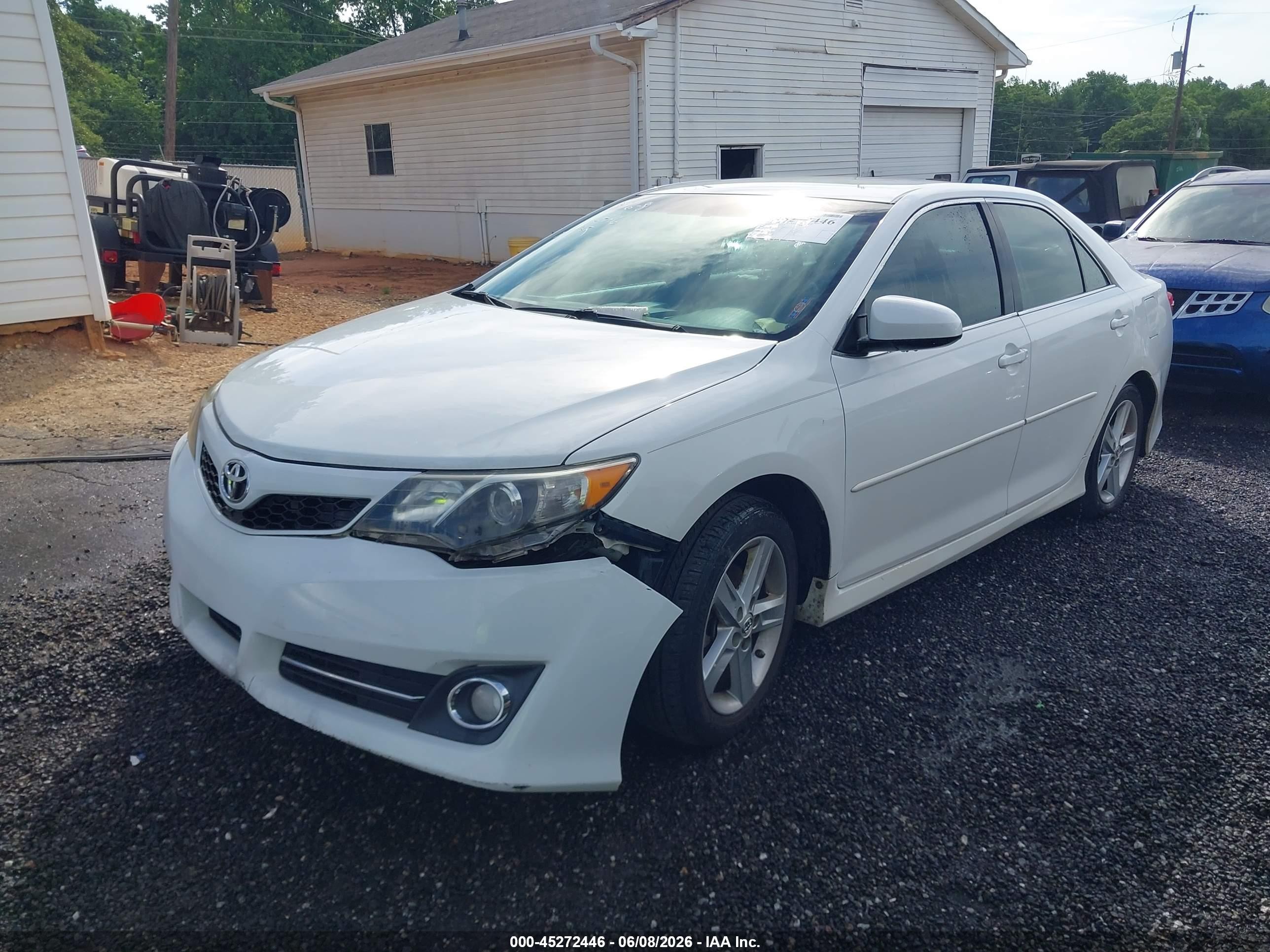 2013 Toyota Camry Se White vin: 4T1BF1FK4DU672174