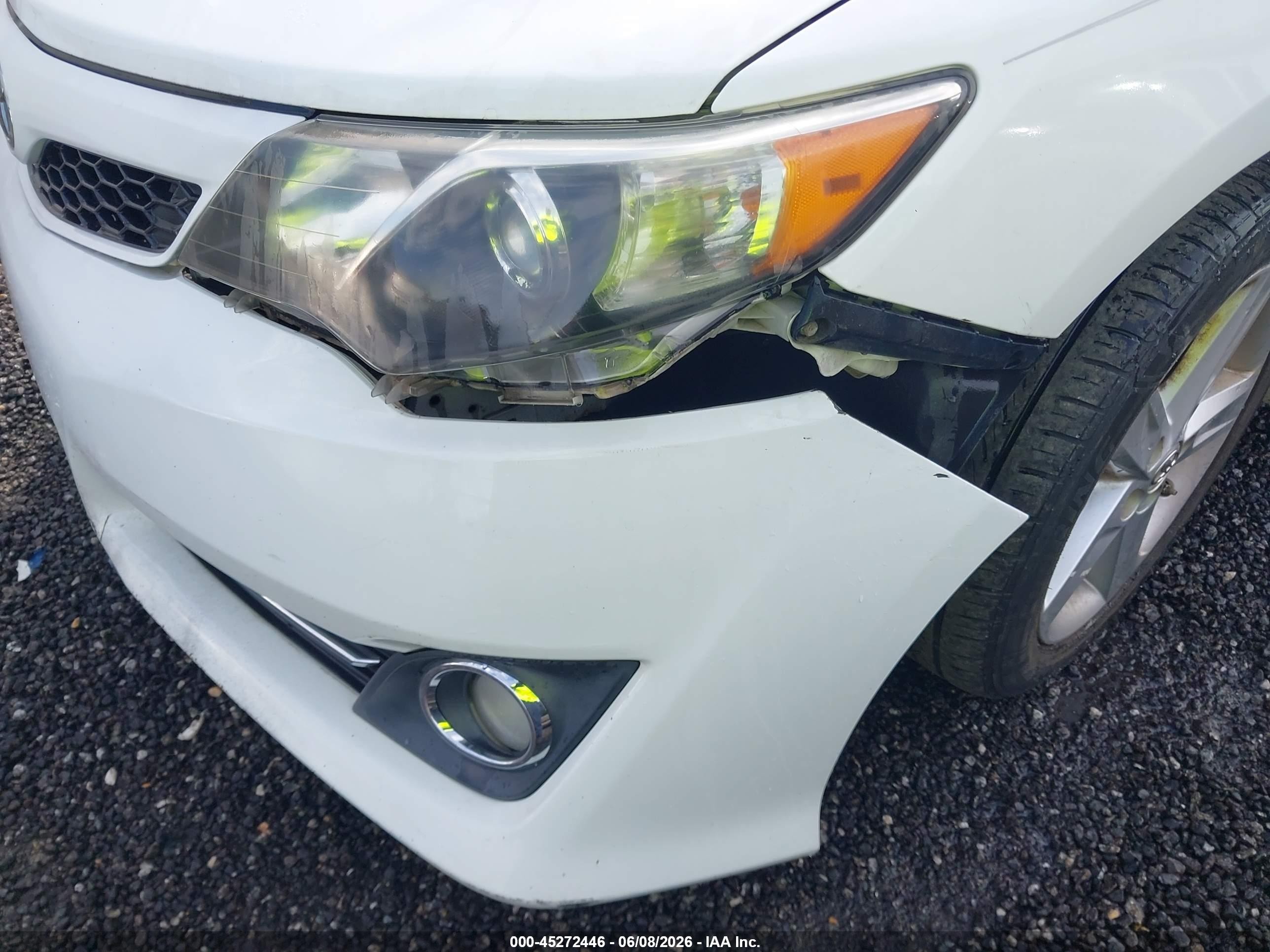 2013 Toyota Camry Se White vin: 4T1BF1FK4DU672174