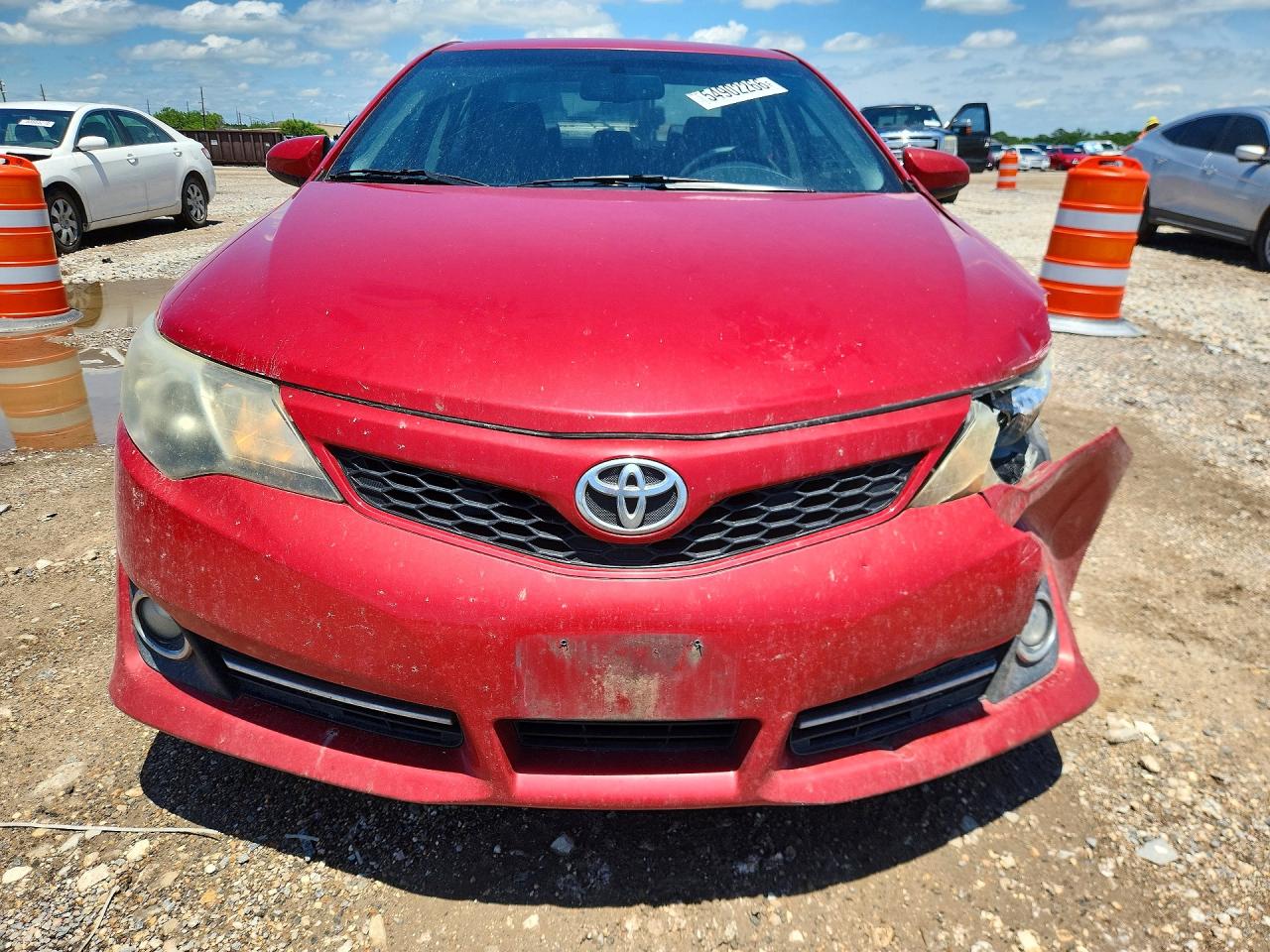 2013 Toyota Camry Se Red vin: 4T1BF1FK4DU684521