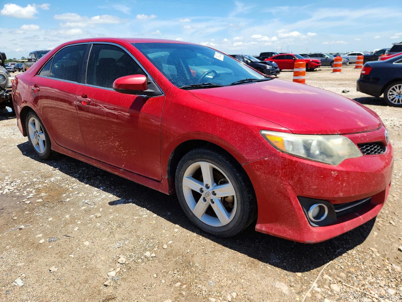 2013 Toyota Camry Se Red vin: 4T1BF1FK4DU684521