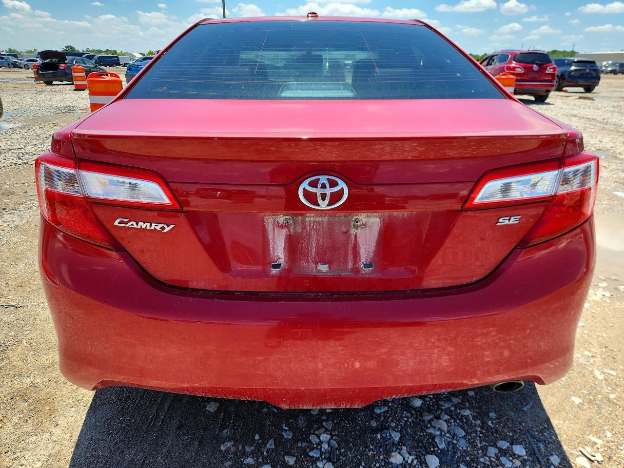 2013 Toyota Camry Se Red vin: 4T1BF1FK4DU684521