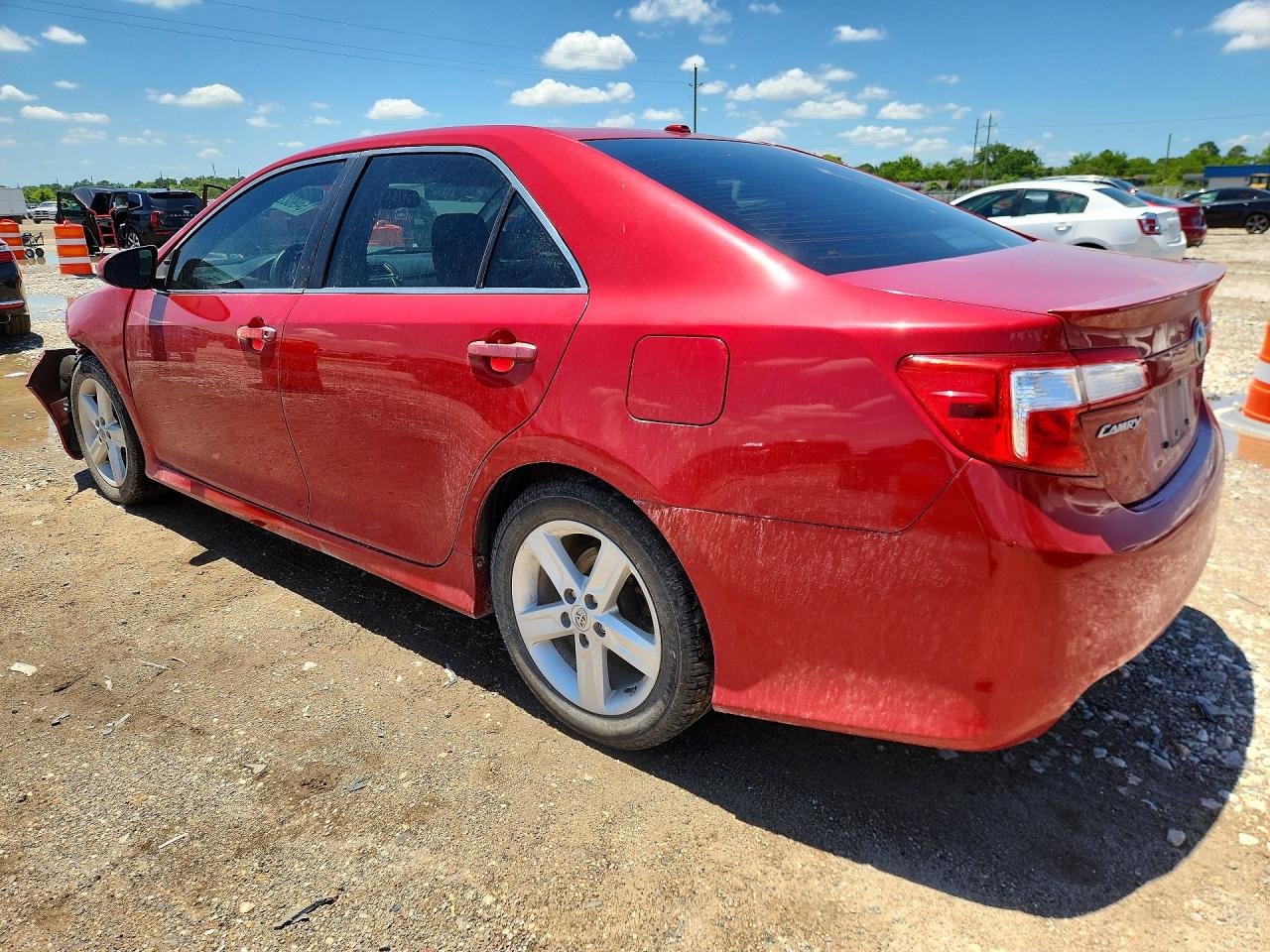 2013 Toyota Camry Se Red vin: 4T1BF1FK4DU684521