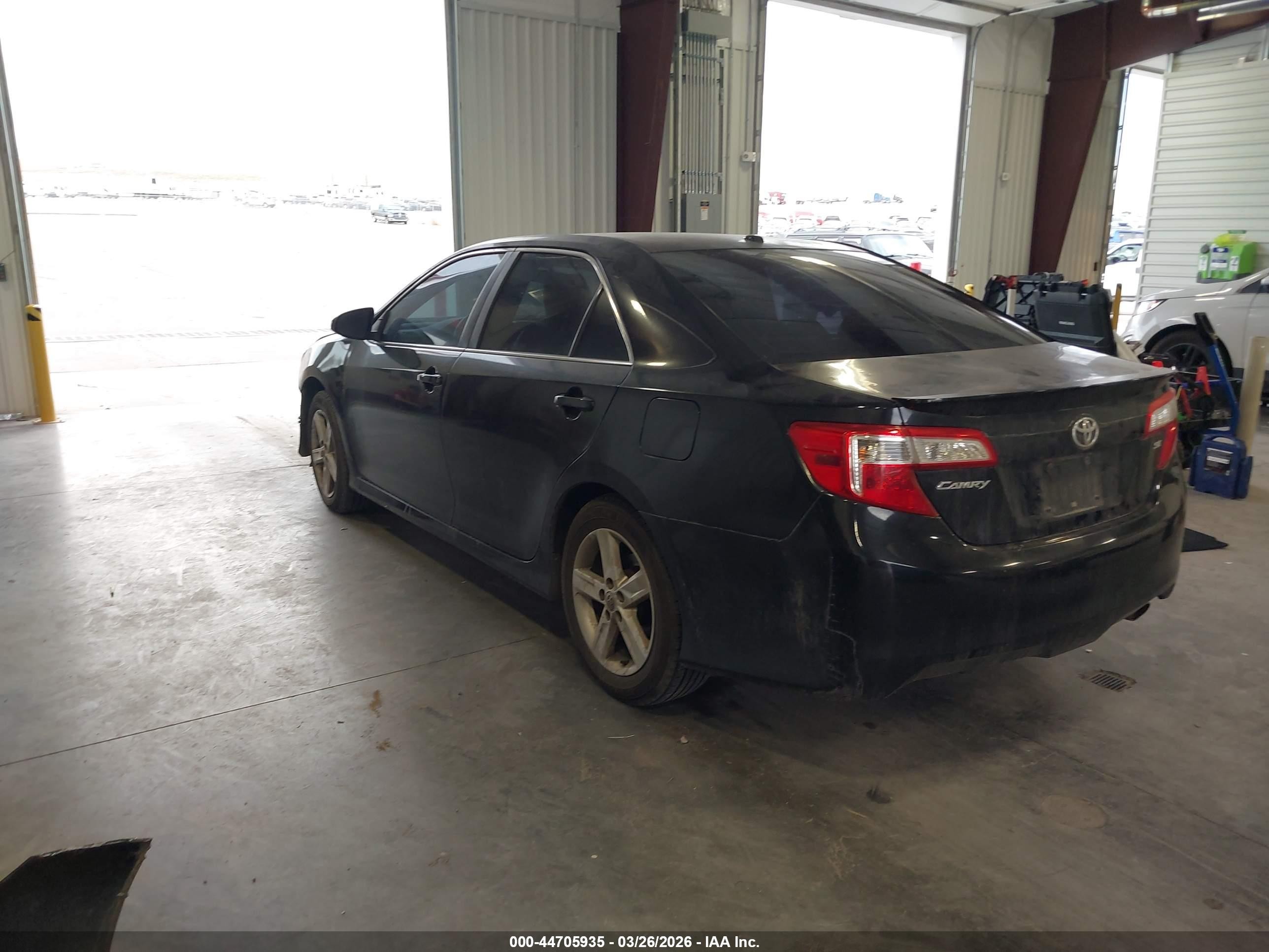 2013 Toyota Camry L/se/le/xle Black vin: 4T1BF1FK4DU687497