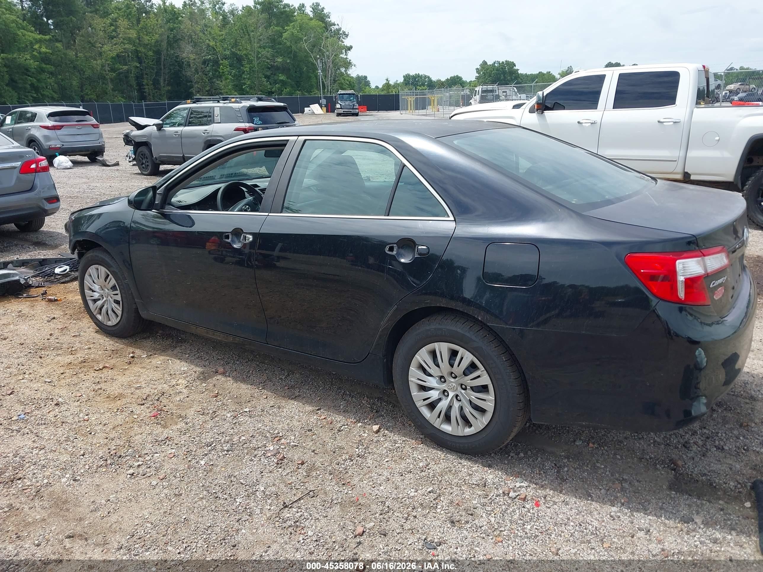 2013 Toyota Camry L Black vin: 4T1BF1FK4DU689024