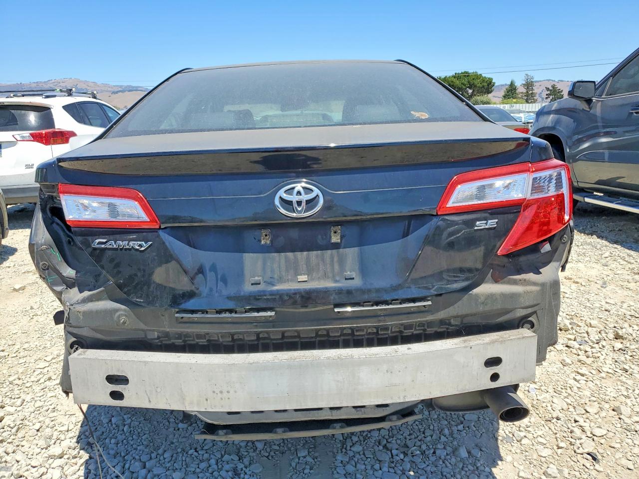 2013 Toyota Camry Se Black vin: 4T1BF1FK4DU698709
