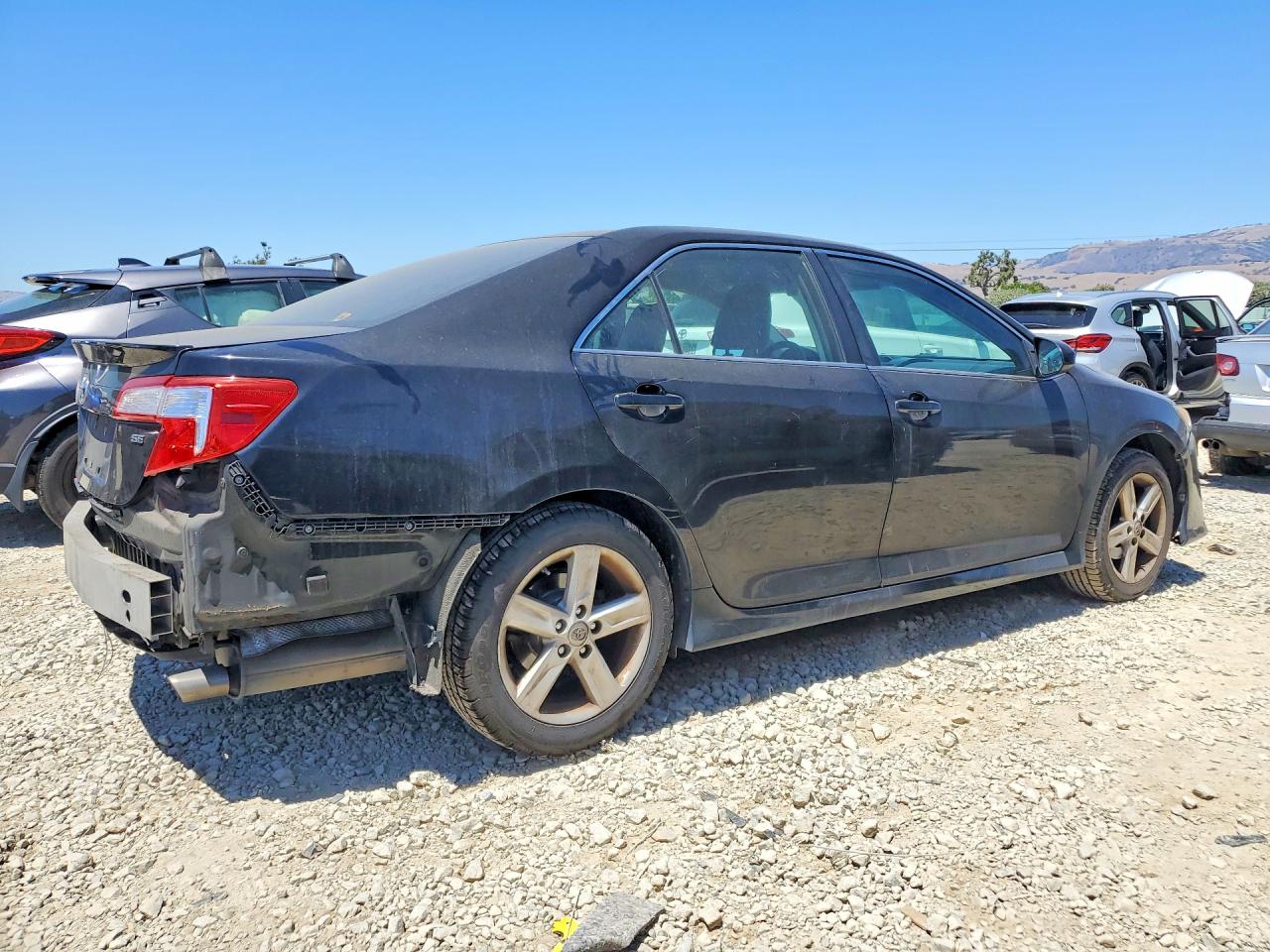 2013 Toyota Camry Se Black vin: 4T1BF1FK4DU698709