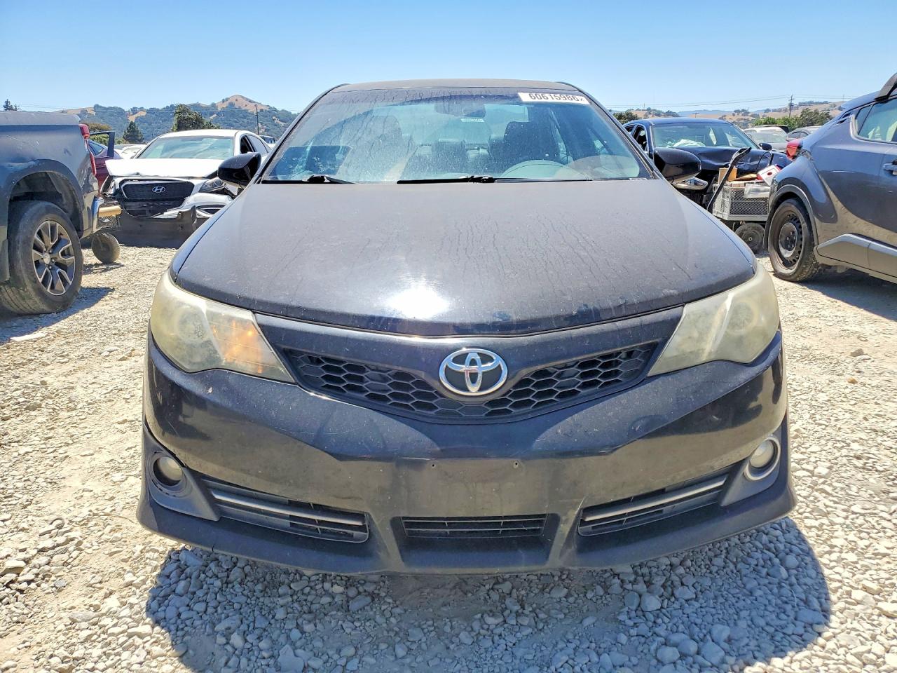 2013 Toyota Camry Se Black vin: 4T1BF1FK4DU698709