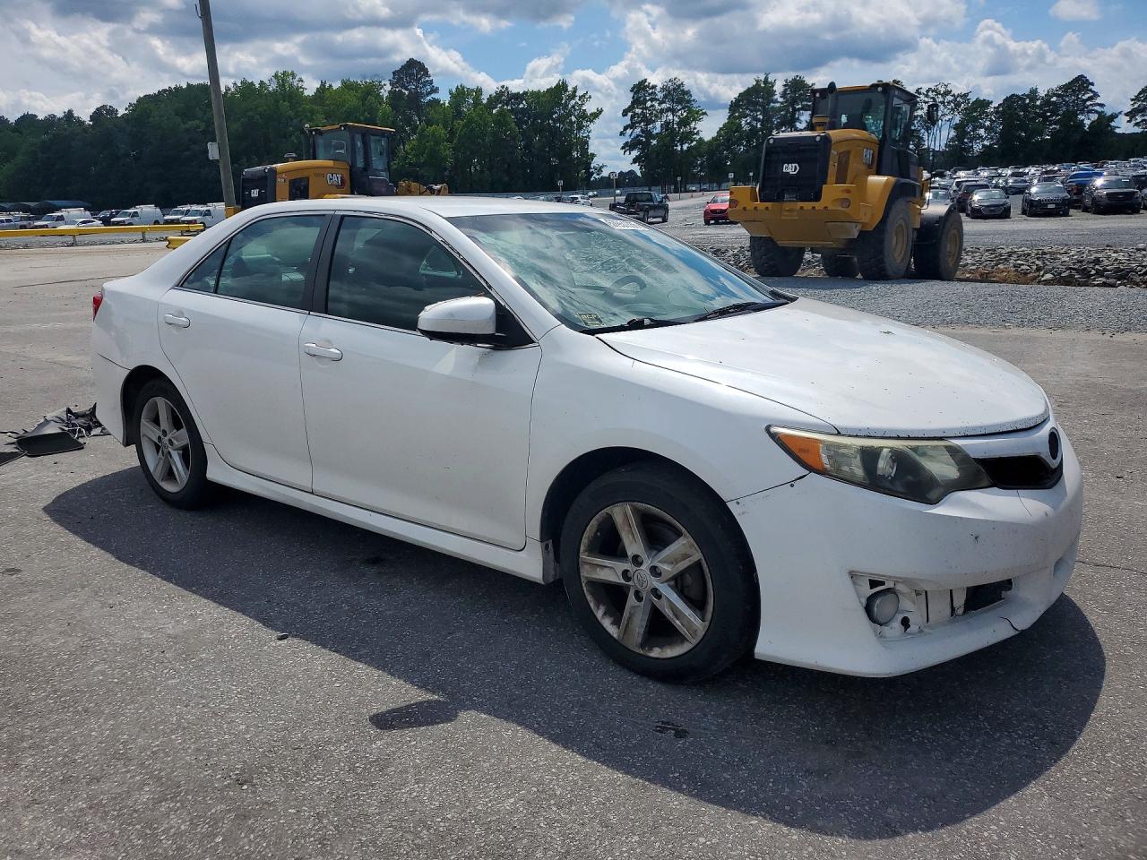 2013 Toyota Camry Se White vin: 4T1BF1FK4DU703388