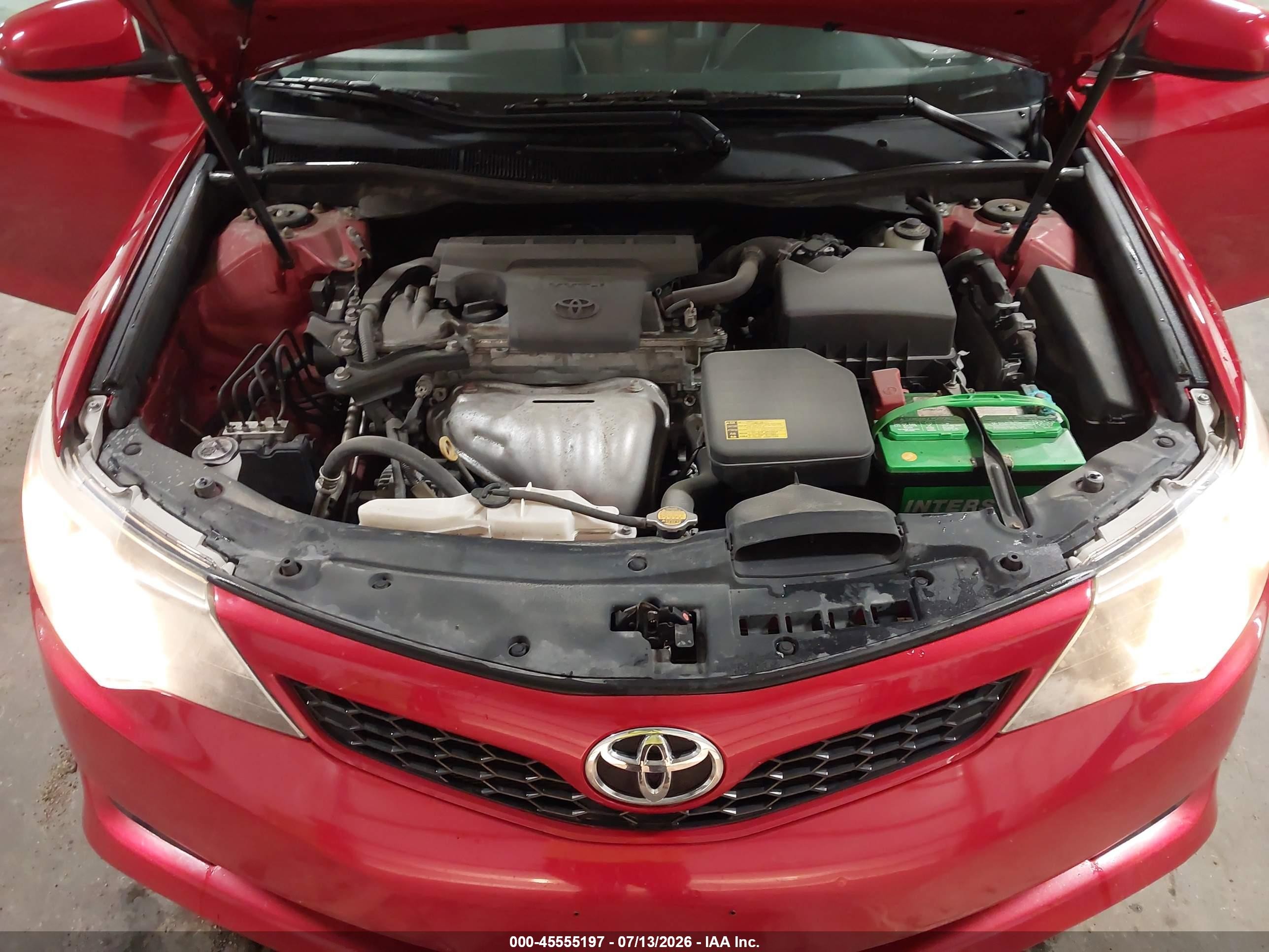 2013 Toyota Camry Se Red vin: 4T1BF1FK4DU704850