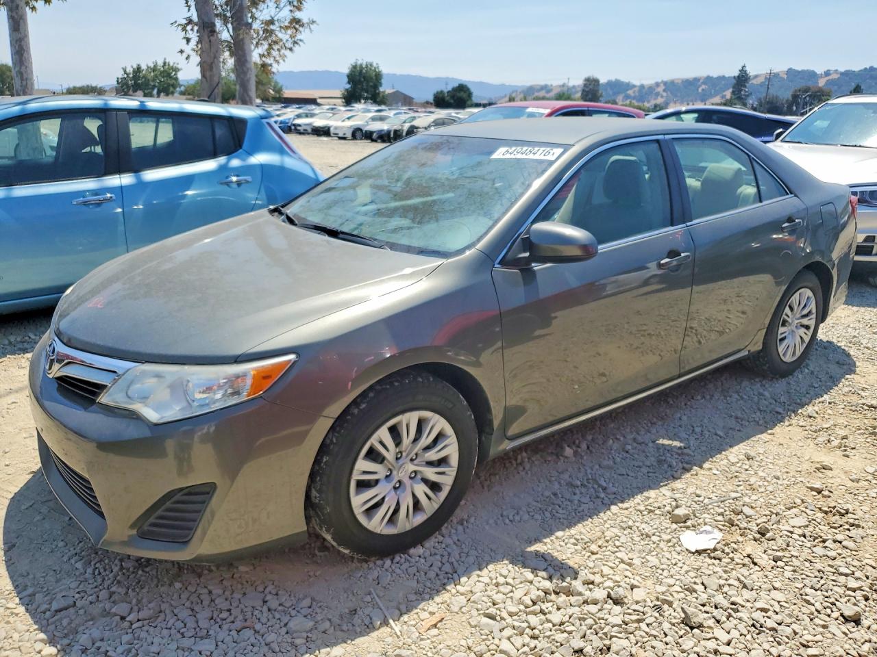 2013 Toyota Camry Le Gray vin: 4T1BF1FK4DU717484
