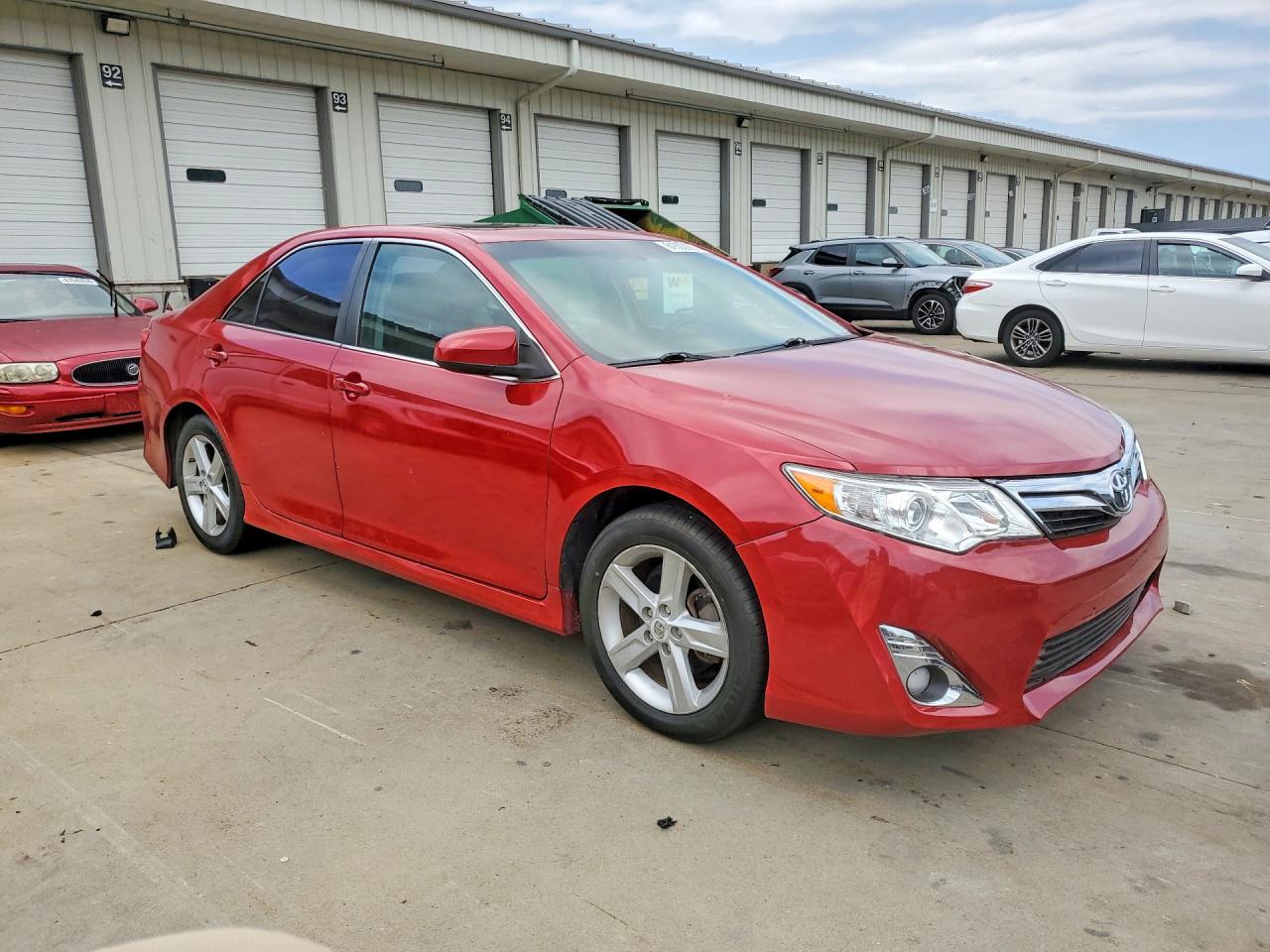2013 Toyota Camry Se Red vin: 4T1BF1FK4DU719073