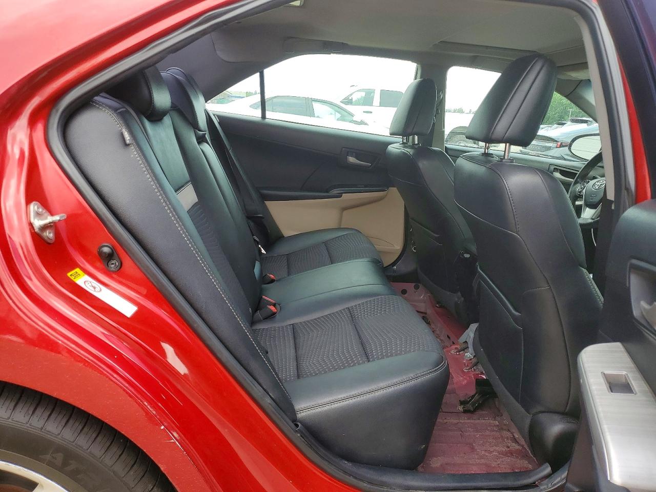 2013 Toyota Camry Se Red vin: 4T1BF1FK4DU719073