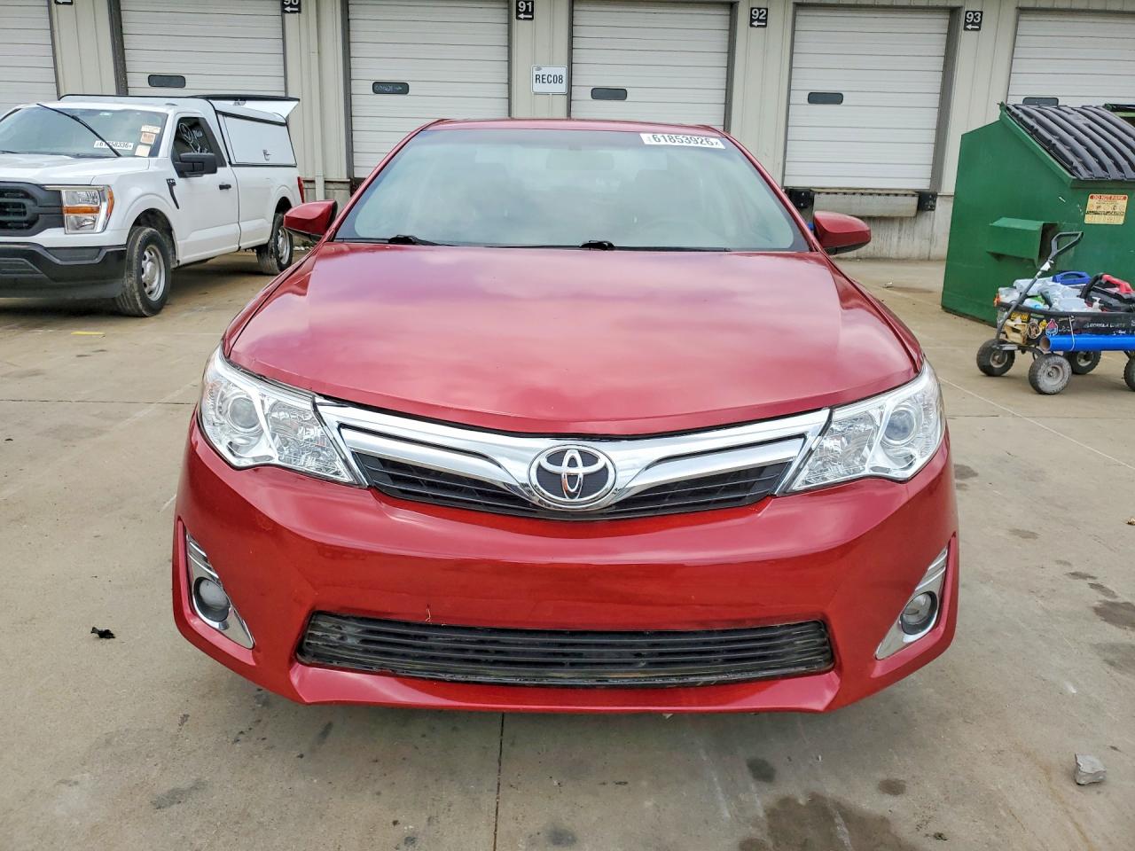 2013 Toyota Camry Se Red vin: 4T1BF1FK4DU719073