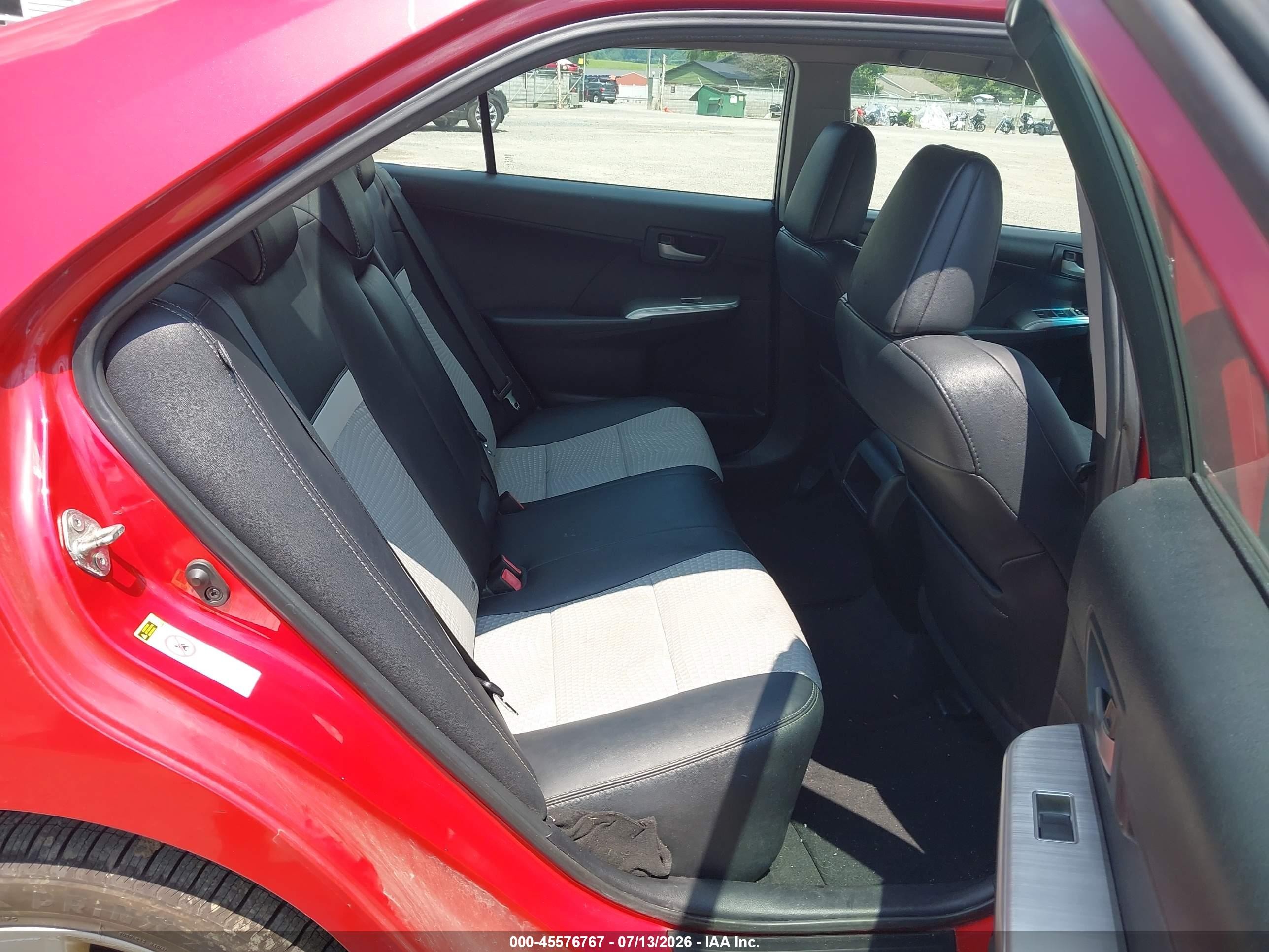 2013 Toyota Camry Se Red vin: 4T1BF1FK4DU721812