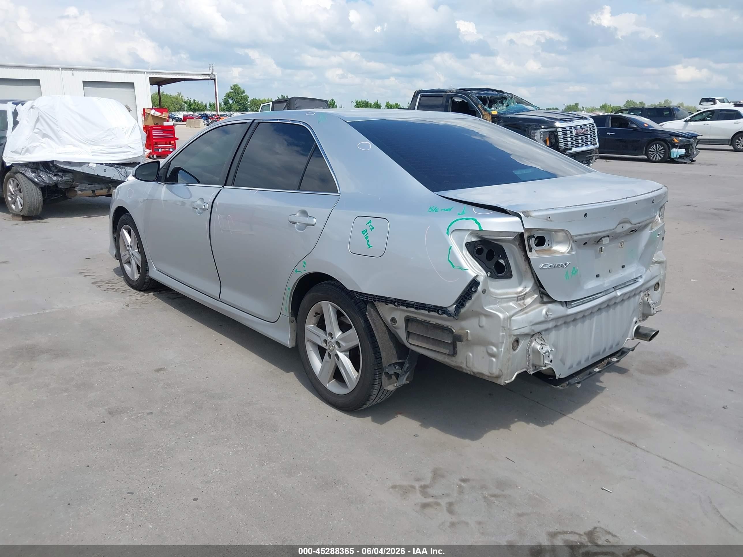 2014 Toyota Camry Se Silver vin: 4T1BF1FK4EU319001