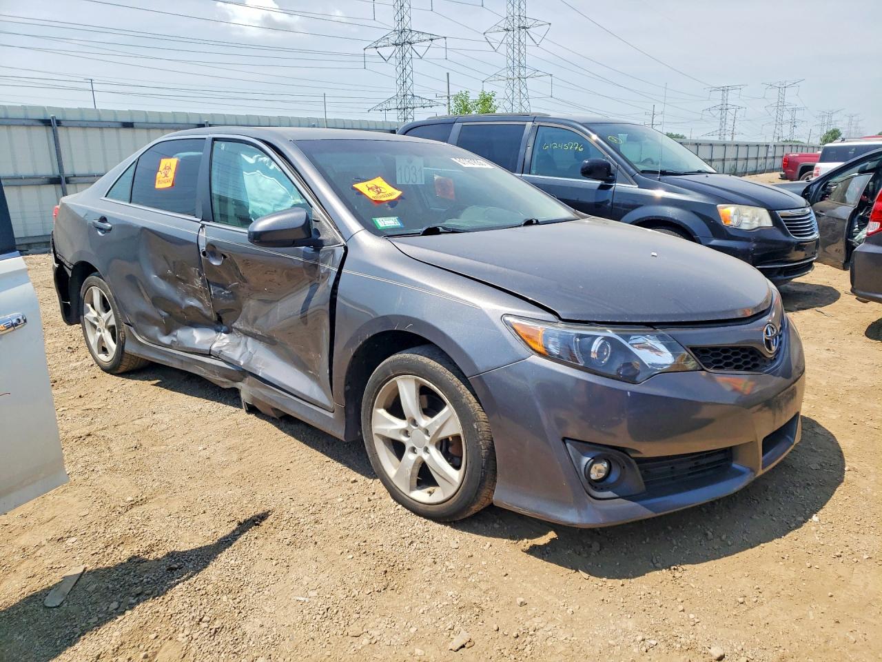 2014 Toyota Camry Se Gray vin: 4T1BF1FK4EU320357
