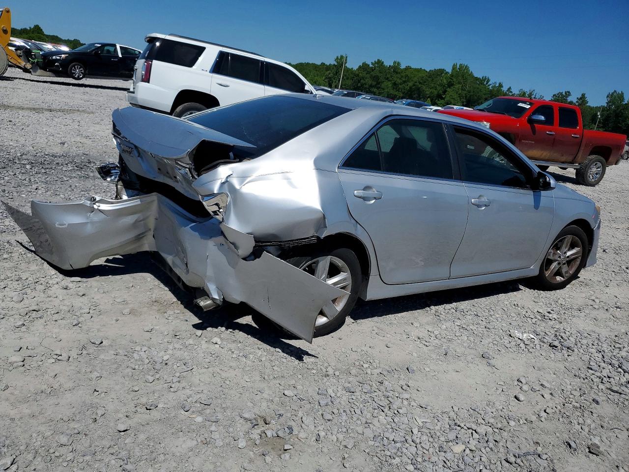 2014 Toyota Camry Se Silver vin: 4T1BF1FK4EU348448
