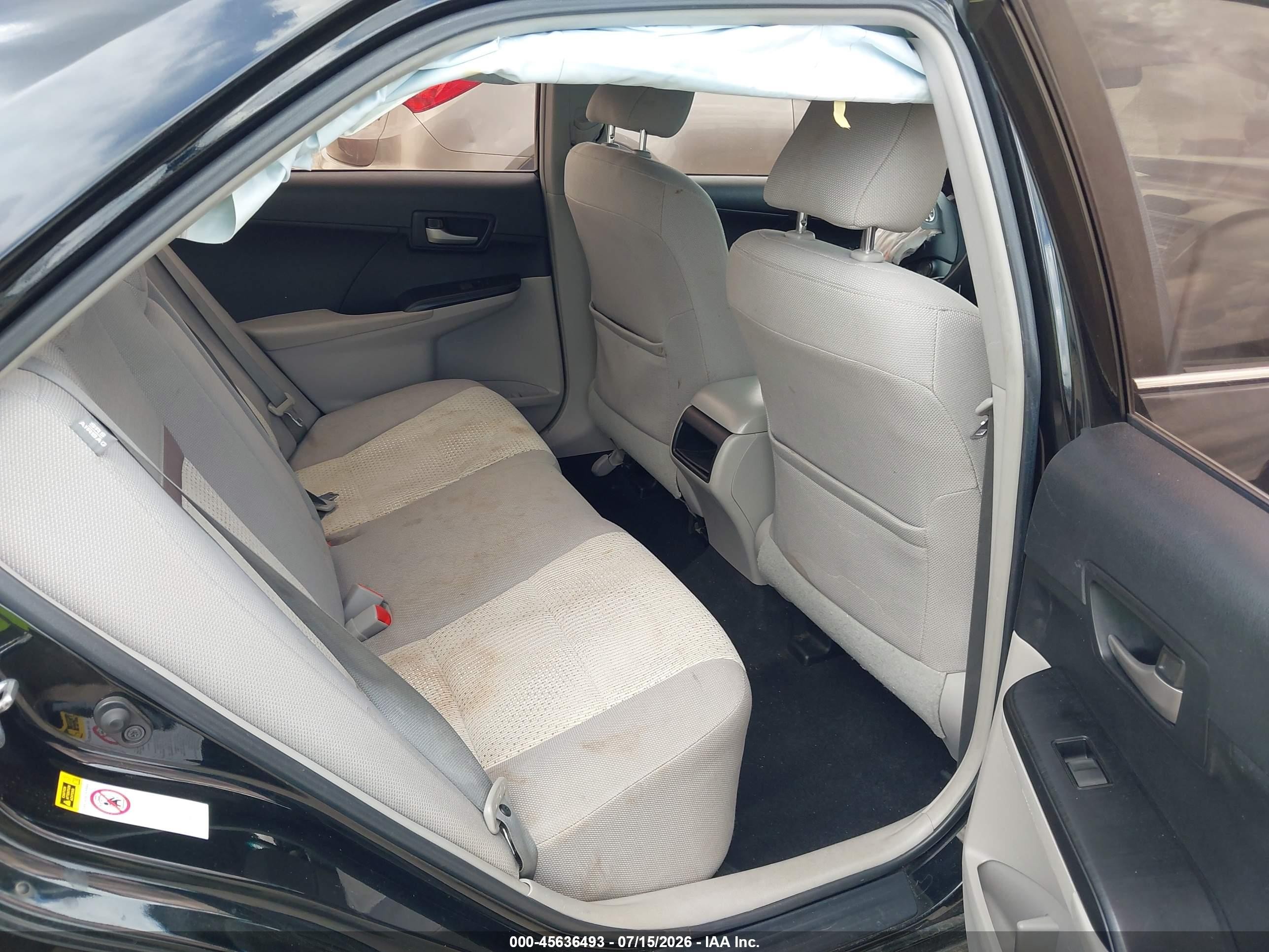 2014 Toyota Camry Le Black vin: 4T1BF1FK4EU352418