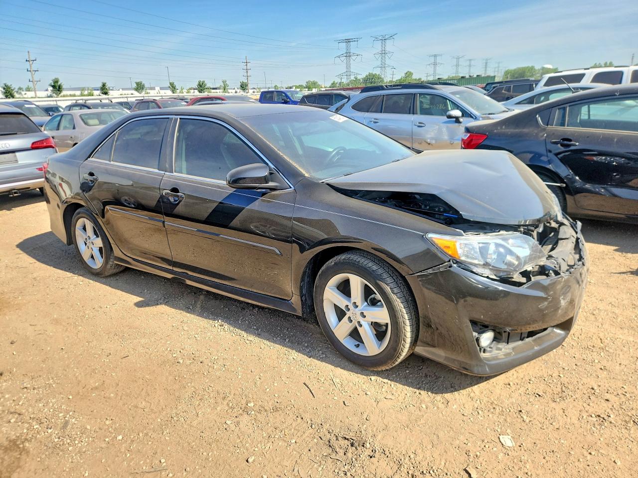 2014 Toyota Camry Se Gray vin: 4T1BF1FK4EU364620