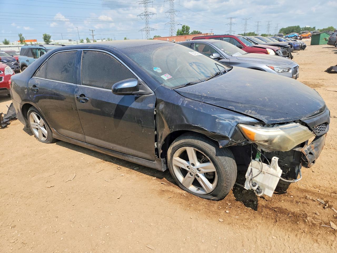 2014 Toyota Camry Se Blue vin: 4T1BF1FK4EU378324