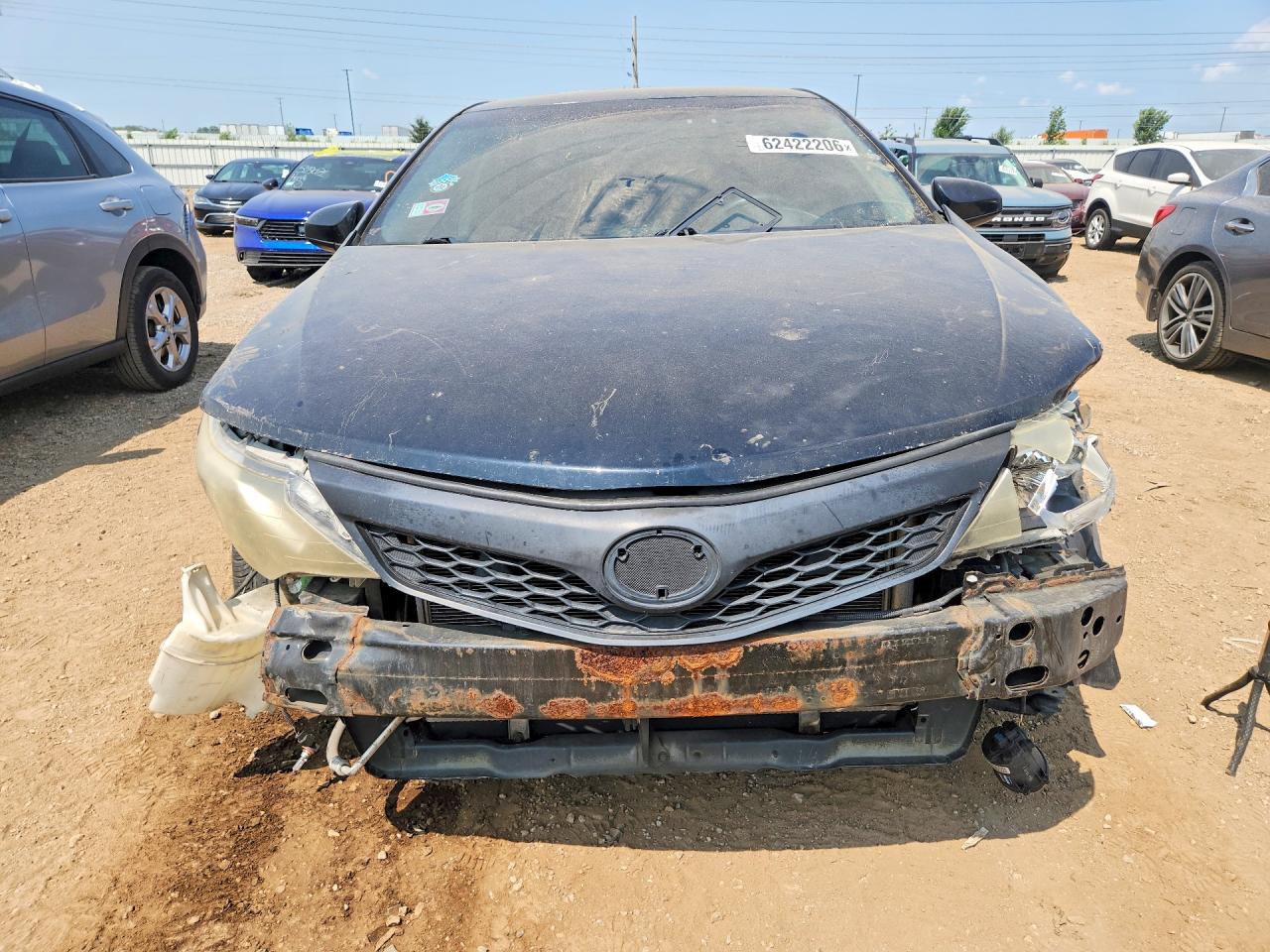 2014 Toyota Camry Se Blue vin: 4T1BF1FK4EU378324
