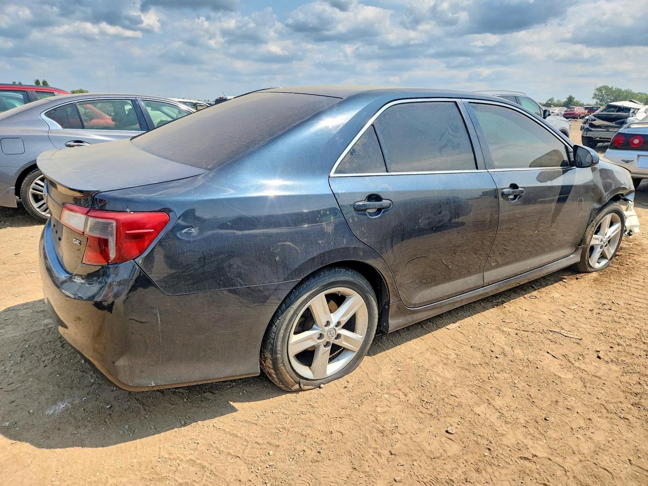 2014 Toyota Camry Se Blue vin: 4T1BF1FK4EU378324