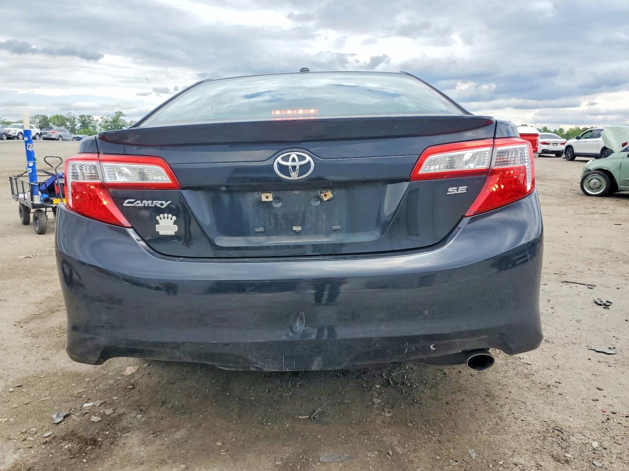 2014 Toyota Camry Se Black vin: 4T1BF1FK4EU386049