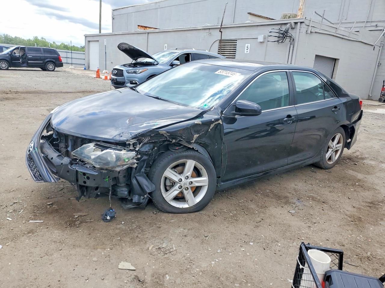 2014 Toyota Camry Se Black vin: 4T1BF1FK4EU386049