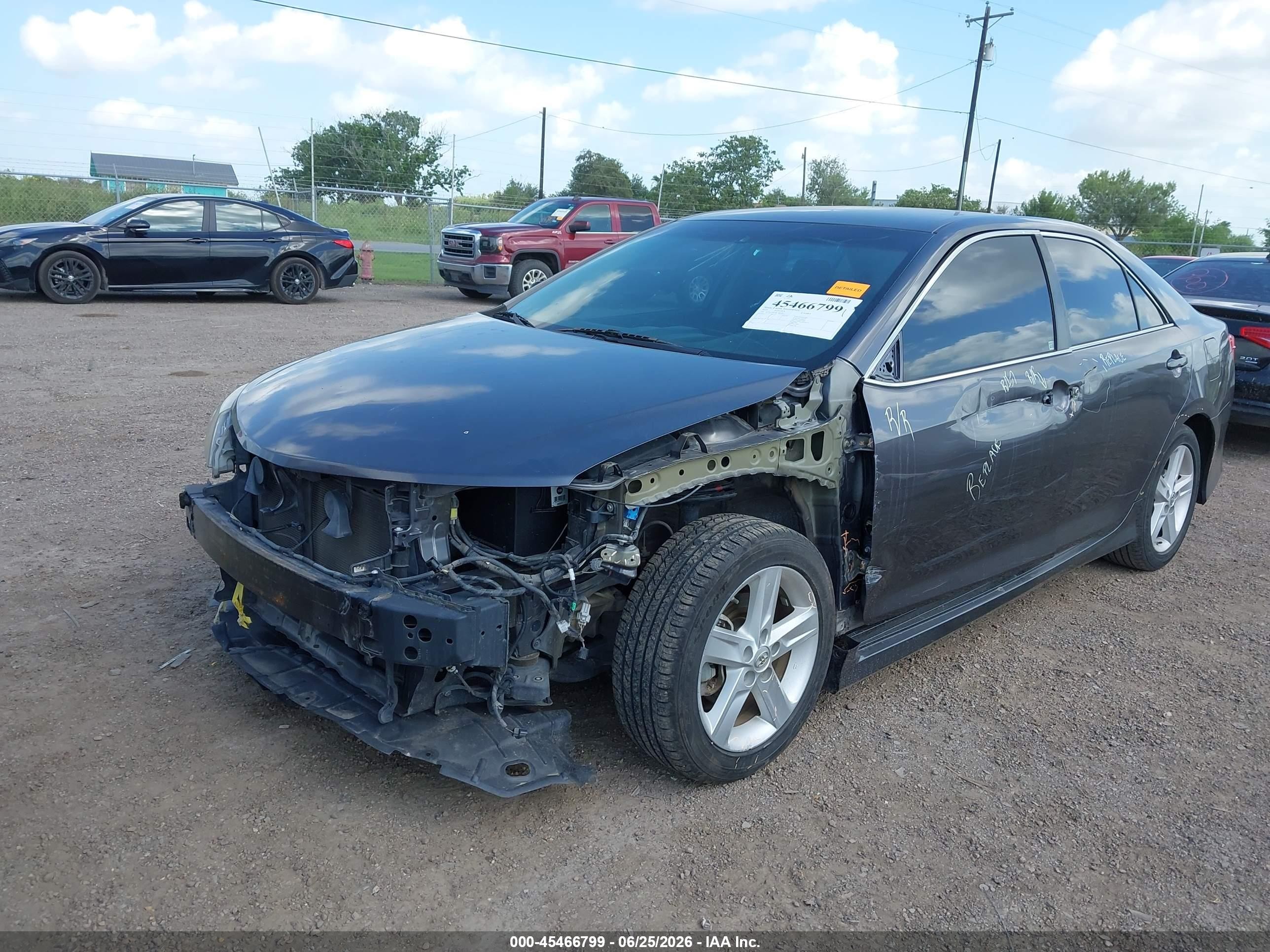 2014 Toyota Camry Se Gray vin: 4T1BF1FK4EU388240
