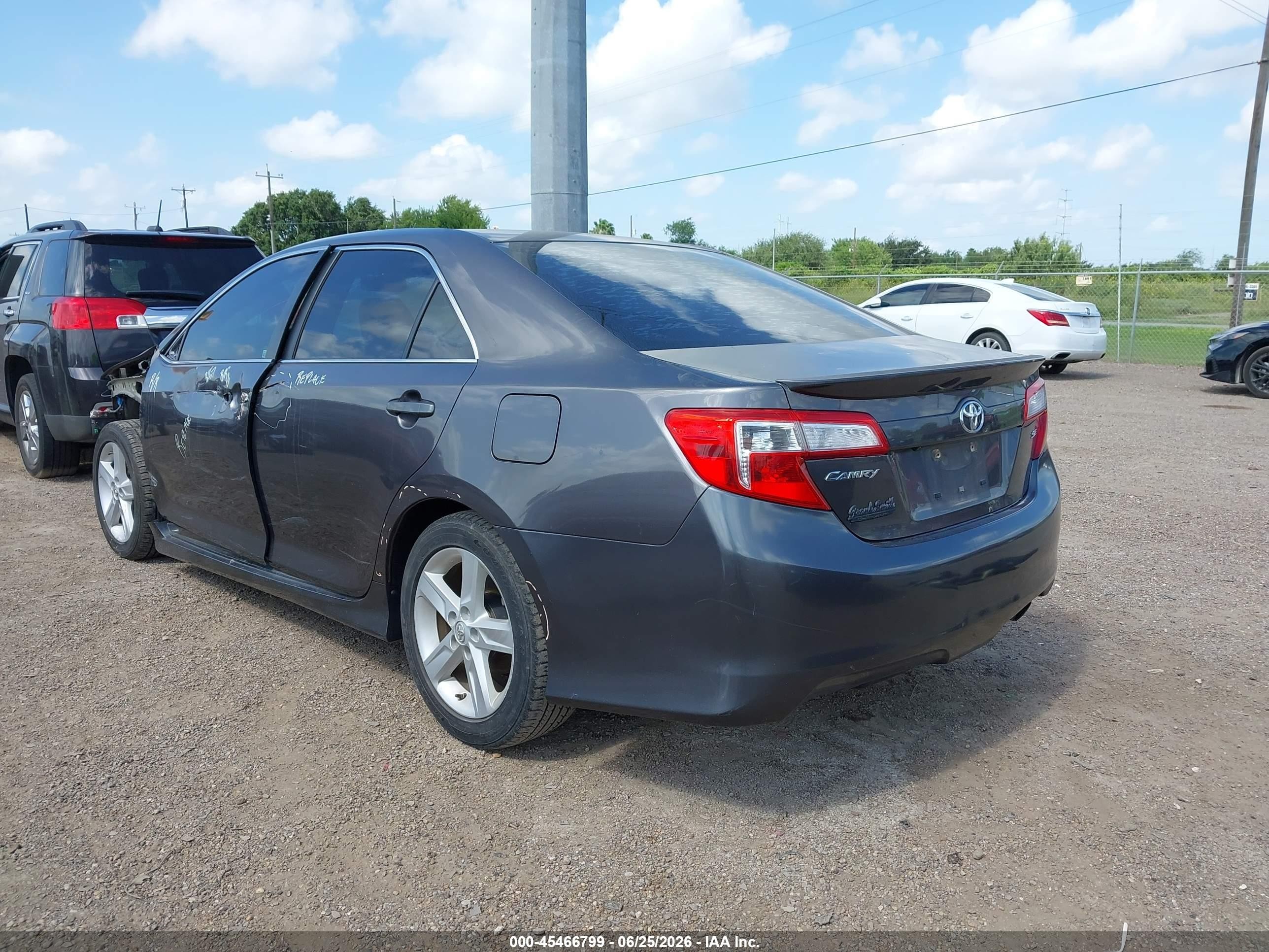 2014 Toyota Camry Se Gray vin: 4T1BF1FK4EU388240
