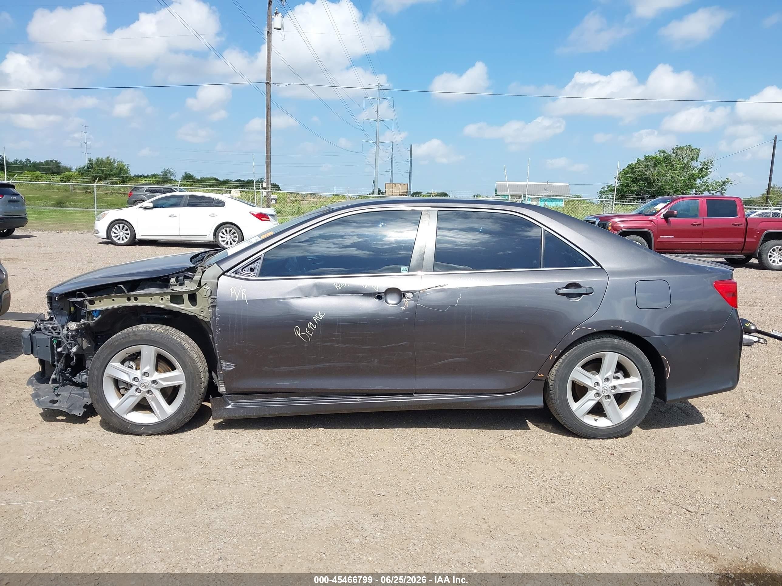 2014 Toyota Camry Se Gray vin: 4T1BF1FK4EU388240