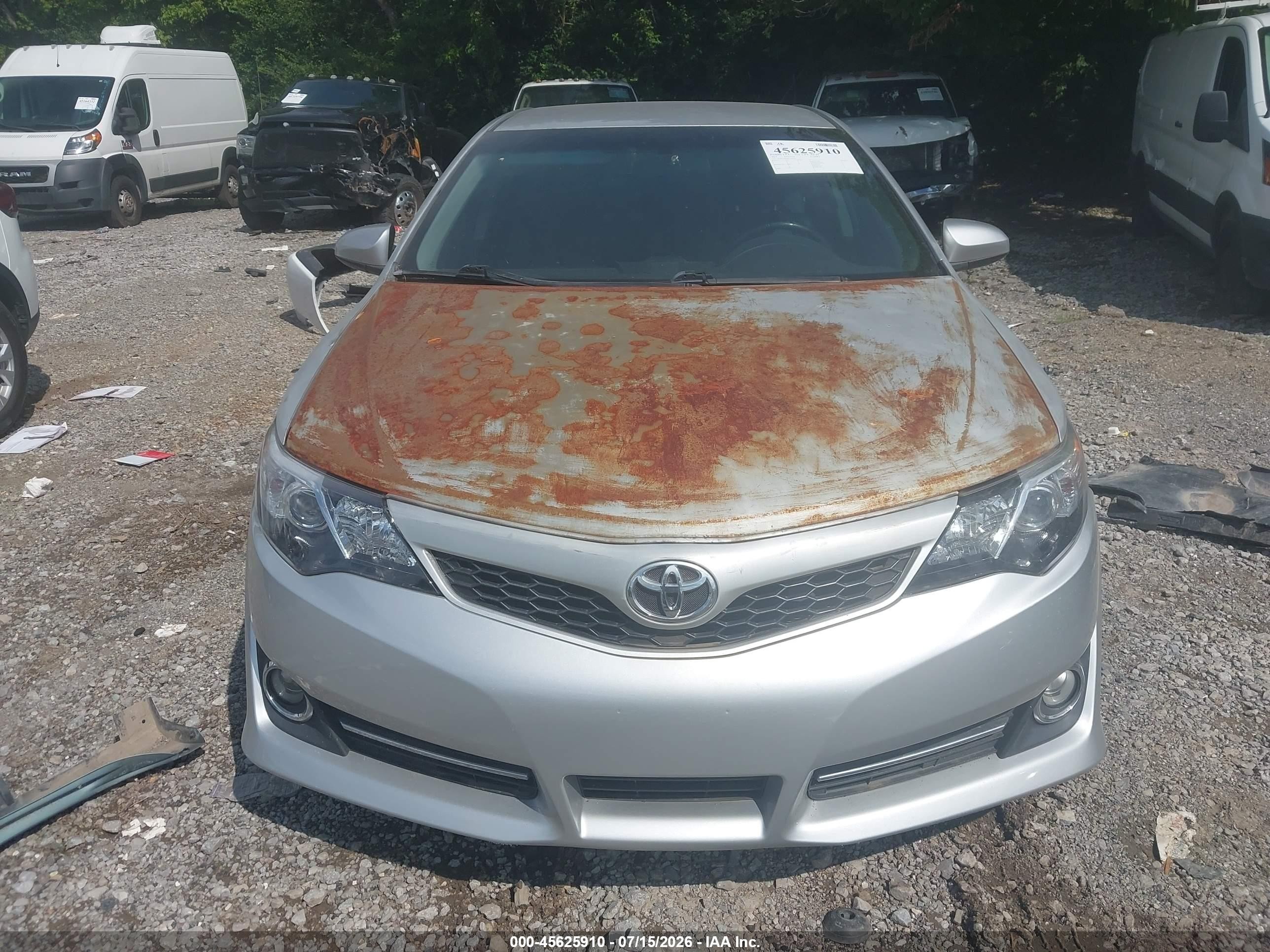 2014 Toyota Camry Se Silver vin: 4T1BF1FK4EU388481