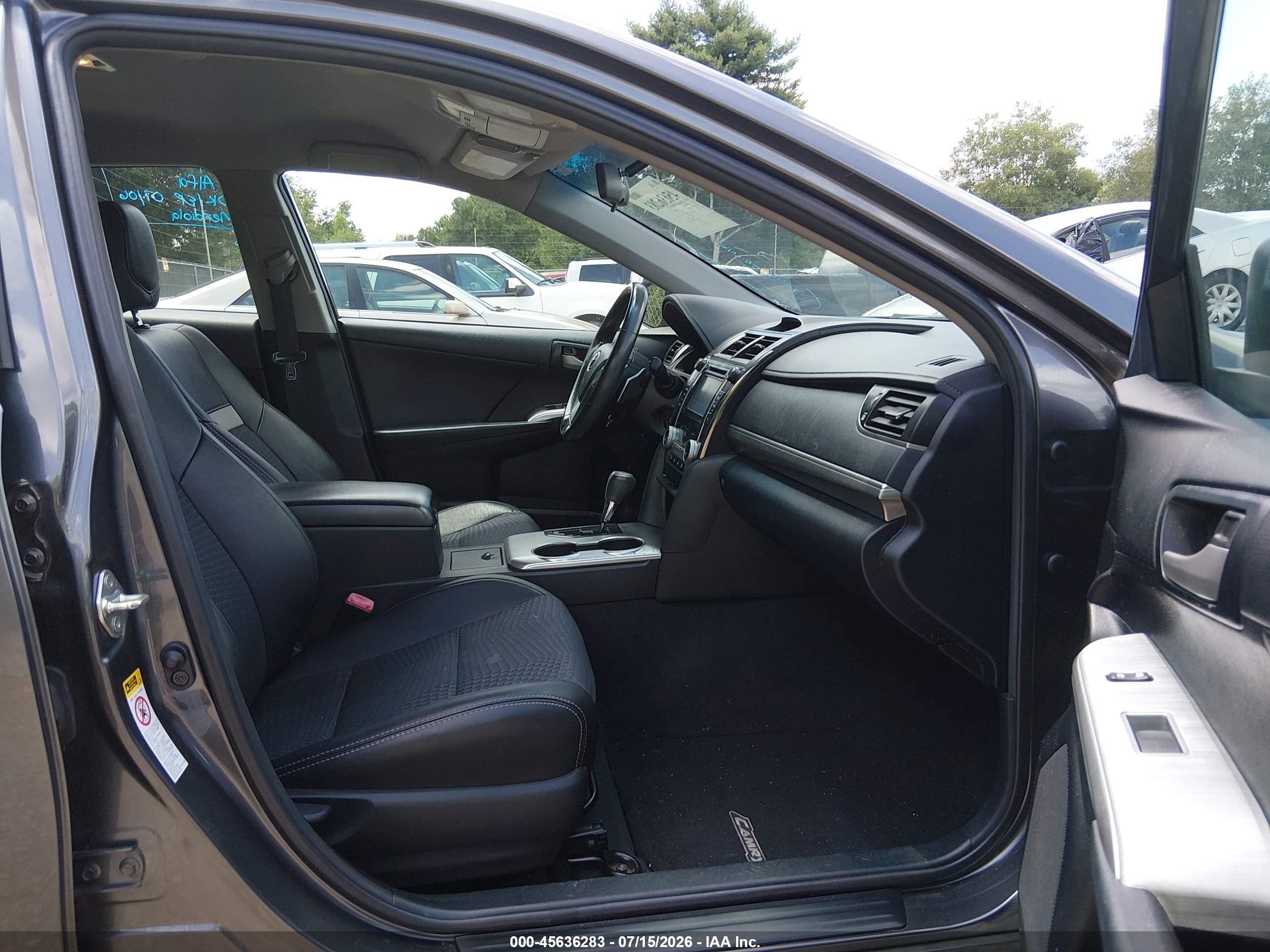 2014 Toyota Camry Se Gray vin: 4T1BF1FK4EU388576
