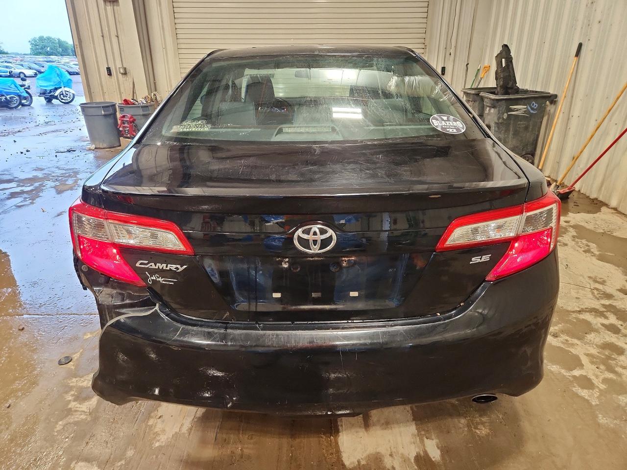 2014 Toyota Camry Se Sport Black vin: 4T1BF1FK4EU399545