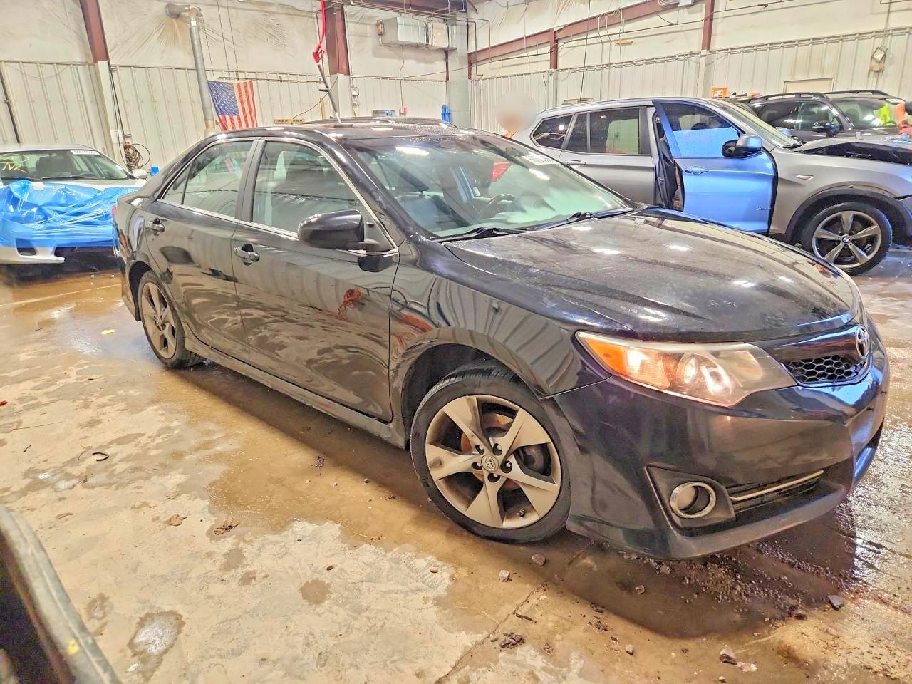 2014 Toyota Camry Se Sport Black vin: 4T1BF1FK4EU399545