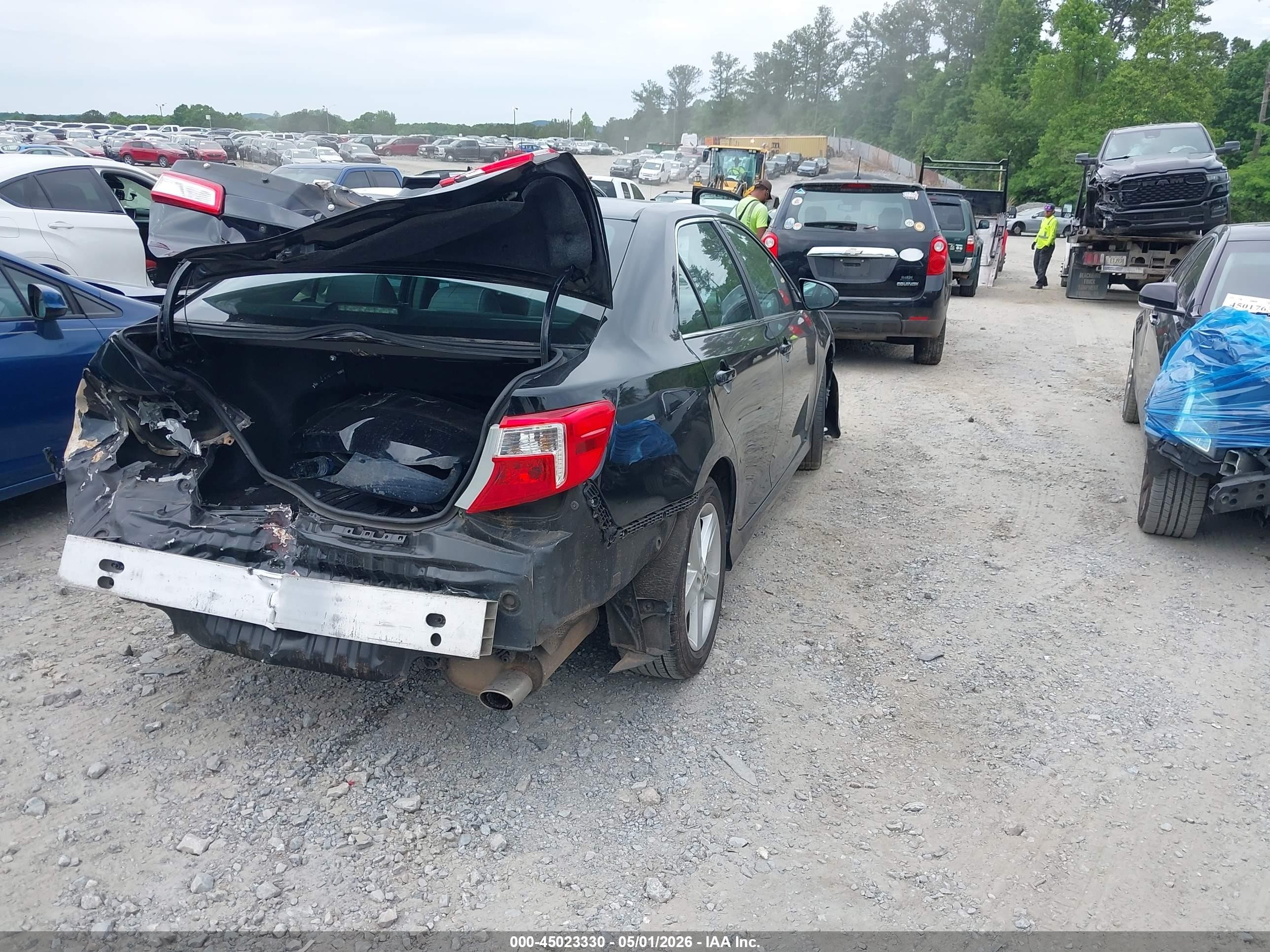 2014 Toyota Camry Se Black vin: 4T1BF1FK4EU405179