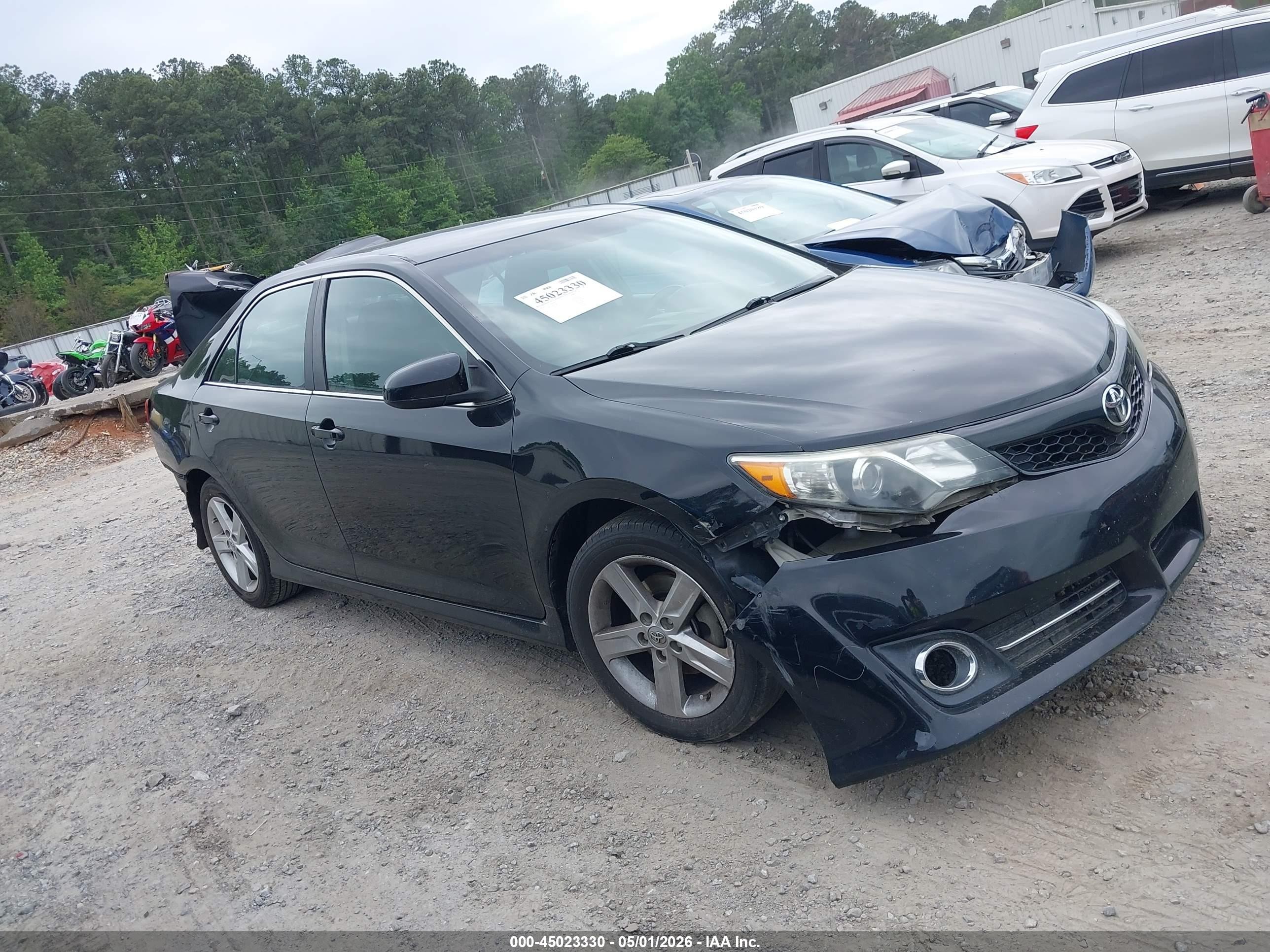 2014 Toyota Camry Se Black vin: 4T1BF1FK4EU405179