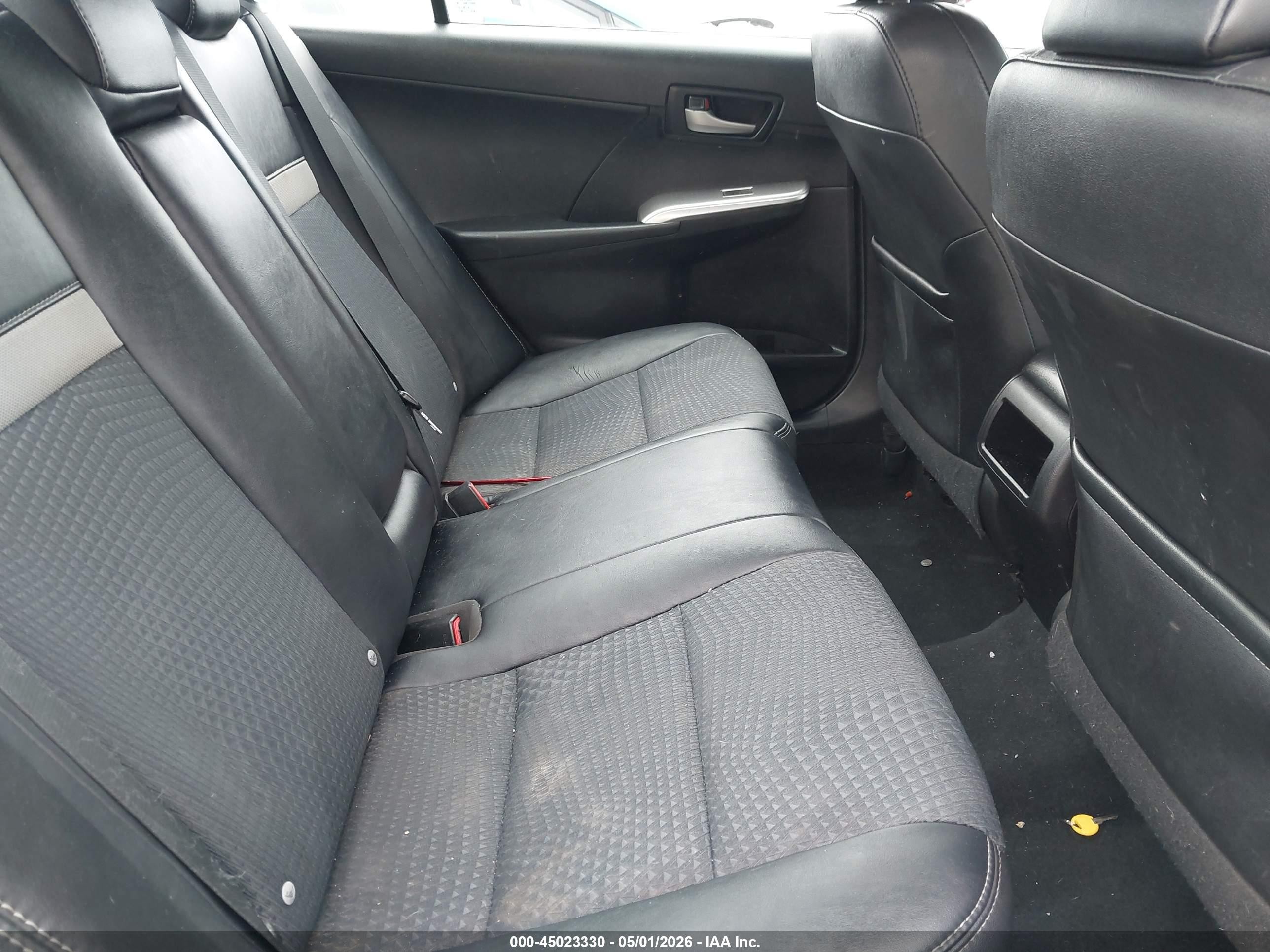 2014 Toyota Camry Se Black vin: 4T1BF1FK4EU405179
