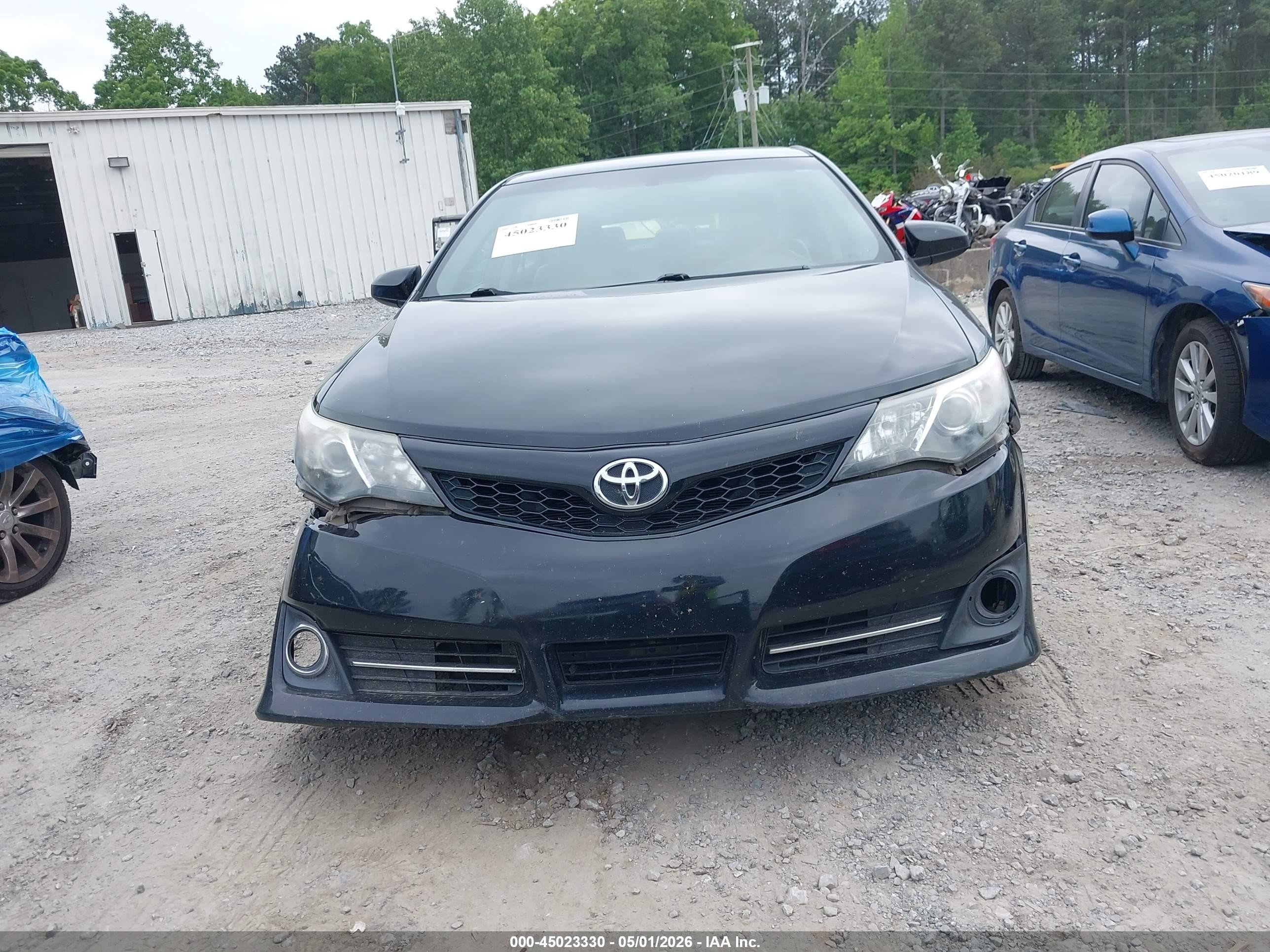 2014 Toyota Camry Se Black vin: 4T1BF1FK4EU405179