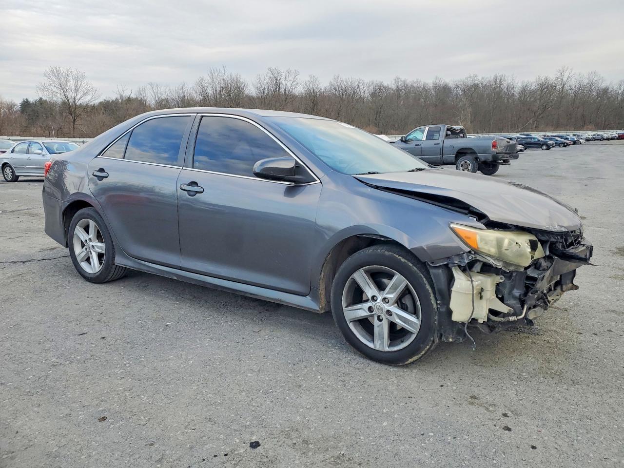 2014 Toyota Camry Se Gray vin: 4T1BF1FK4EU428154