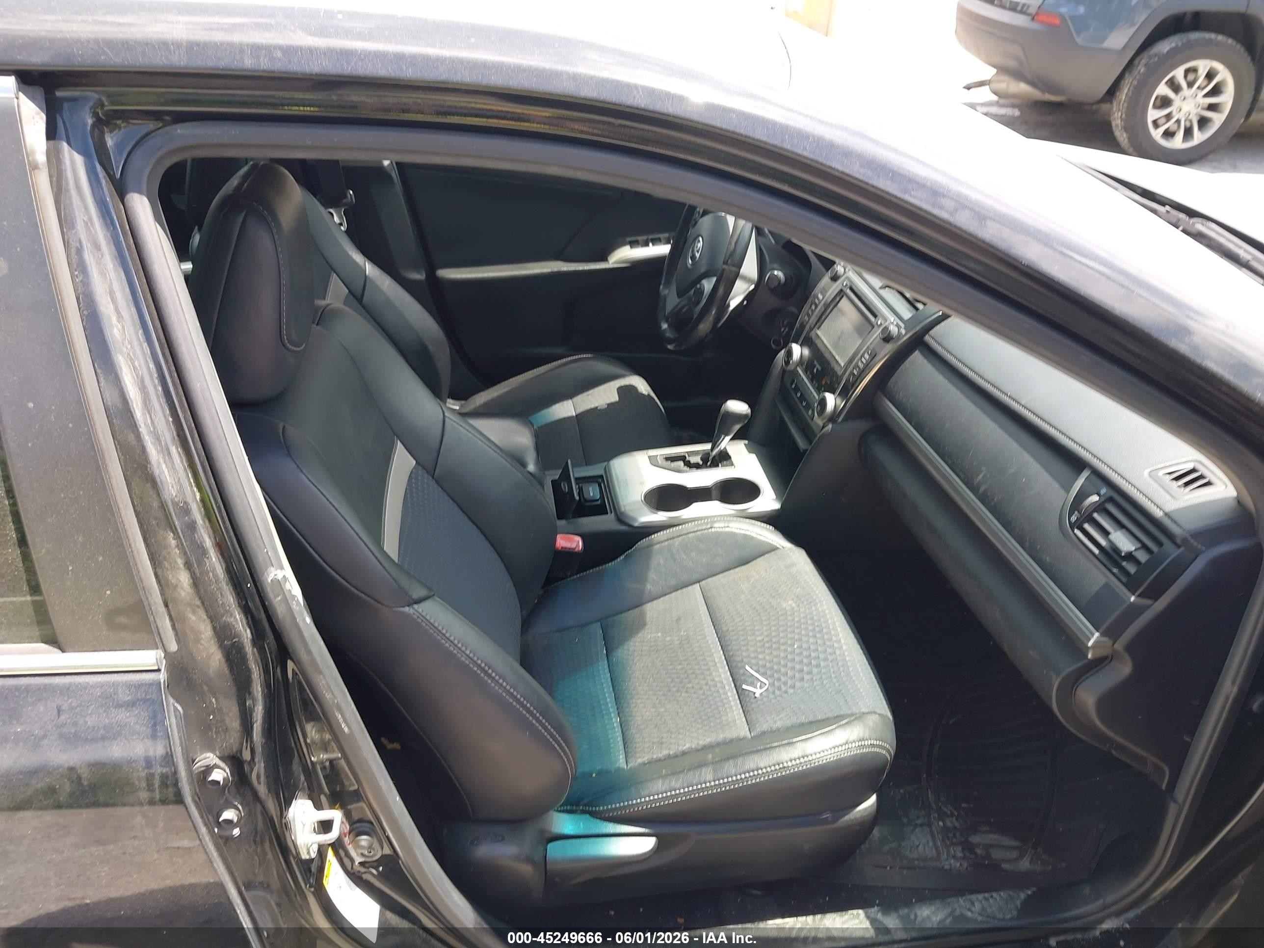 2014 Toyota Camry Se Black vin: 4T1BF1FK4EU430549