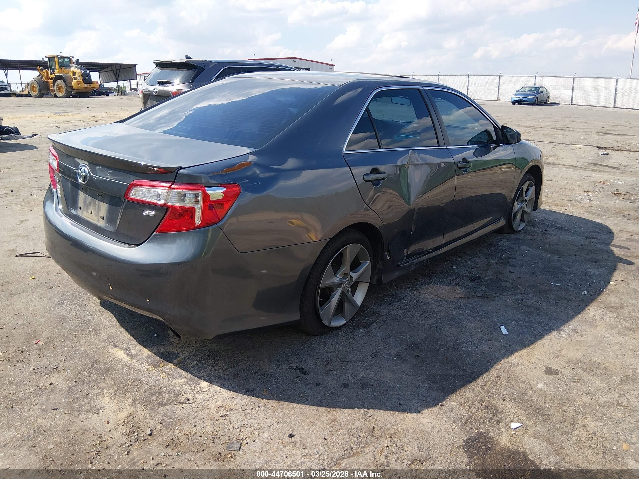 2014 Toyota Camry Se Sport Black vin: 4T1BF1FK4EU433242