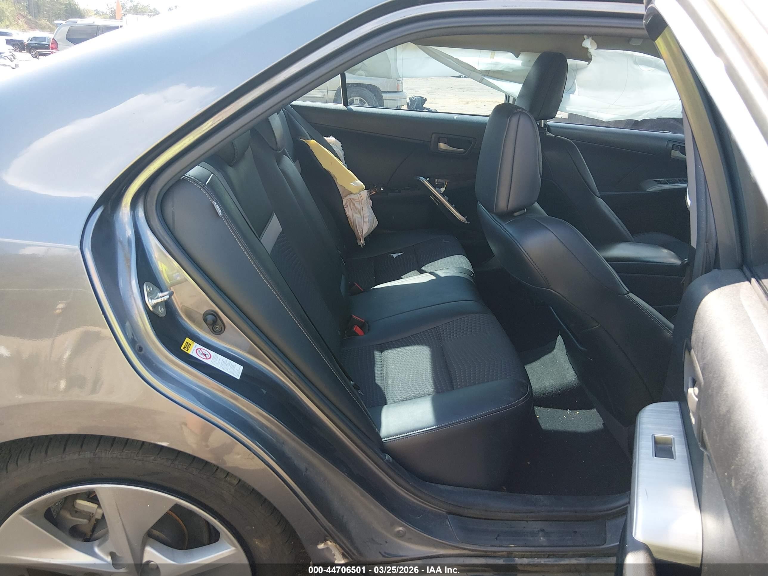2014 Toyota Camry Se Sport Black vin: 4T1BF1FK4EU433242