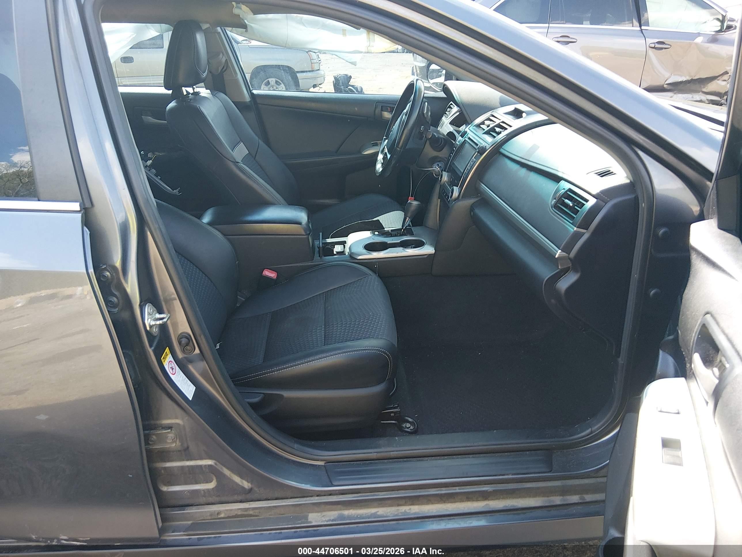 2014 Toyota Camry Se Sport Black vin: 4T1BF1FK4EU433242
